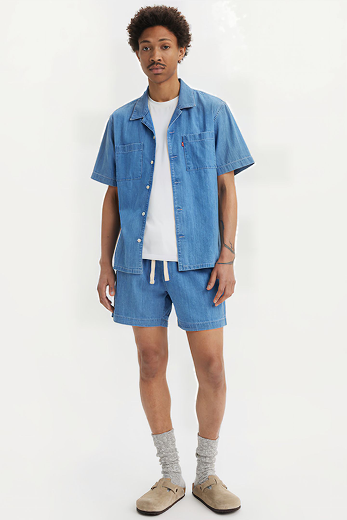 XX CHINO EASY SHORT SUN STARES DENIM 5