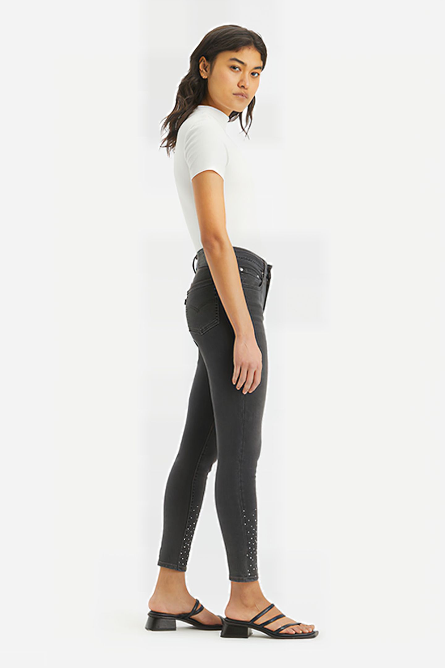721 HIGH RISE SKINNY LAVA ROCK RHINESTON 4