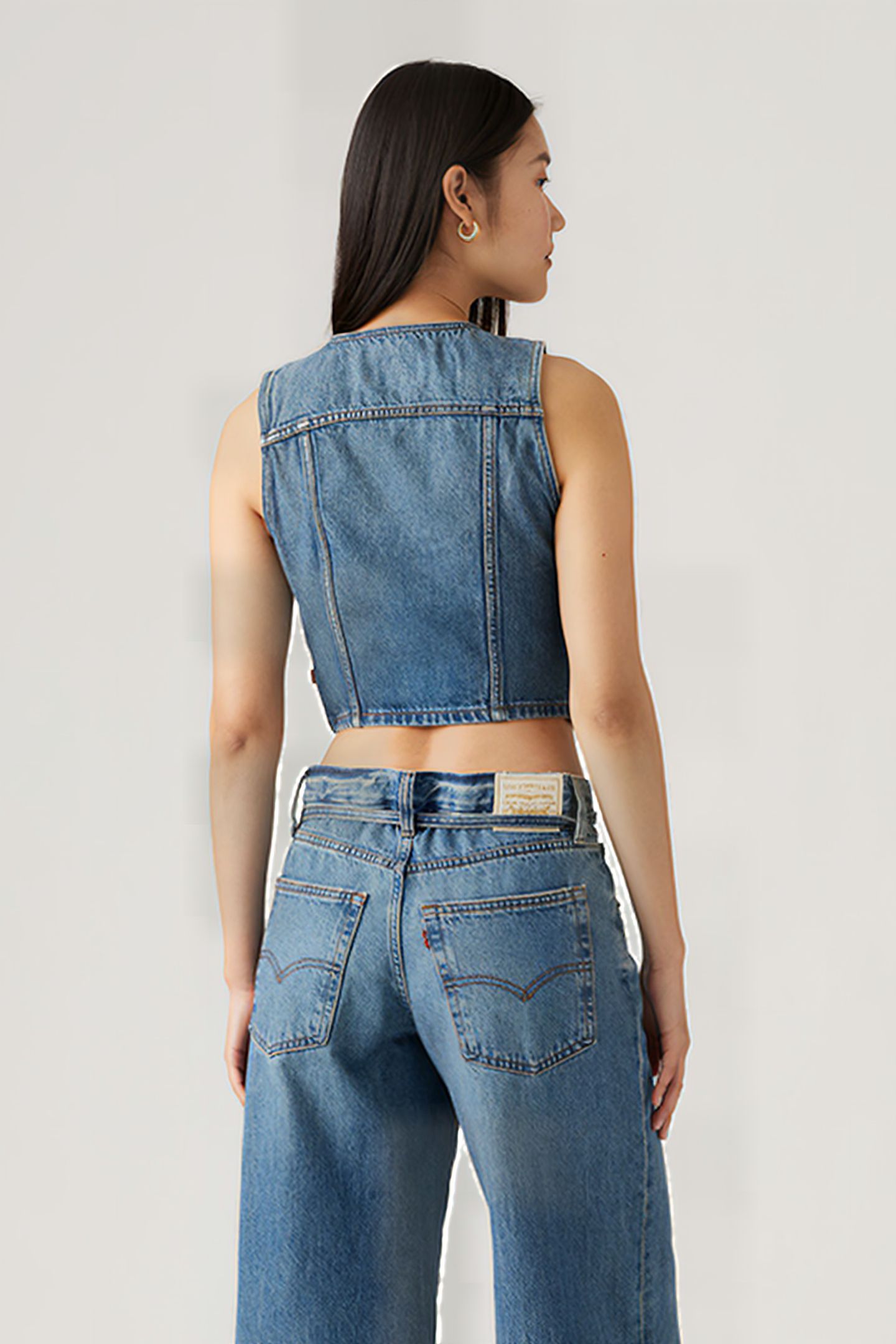 DENIM WAISTCOAT IN BLUE DENIM 2