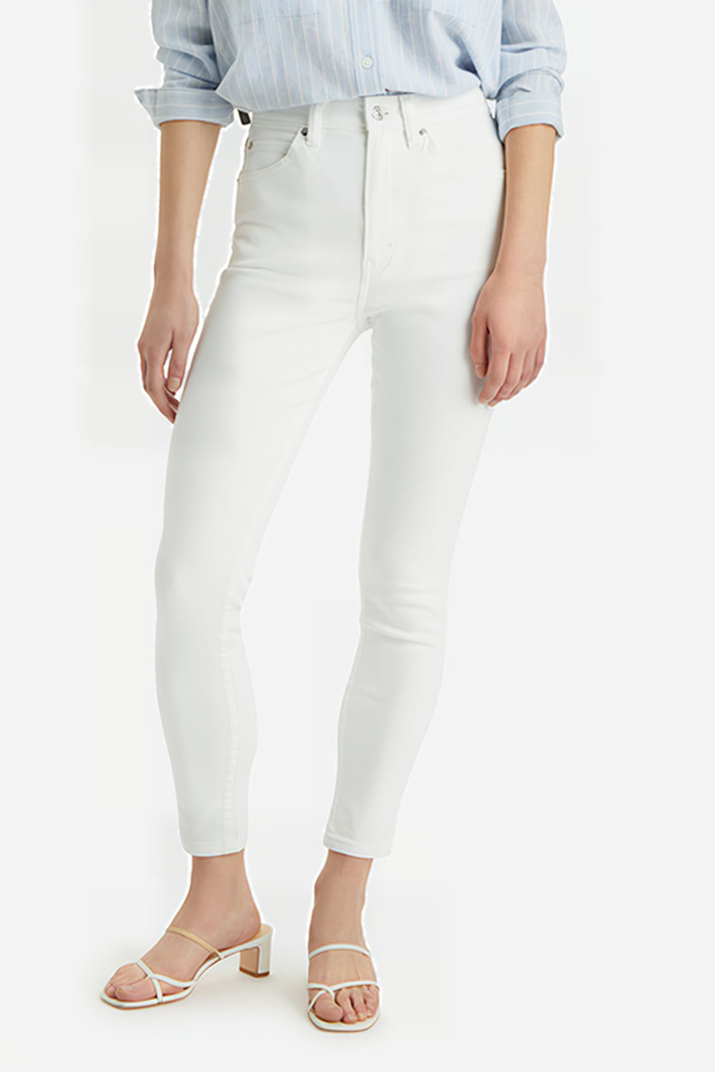 RETRO HIGH SKINNY WESTERN WHITE 1