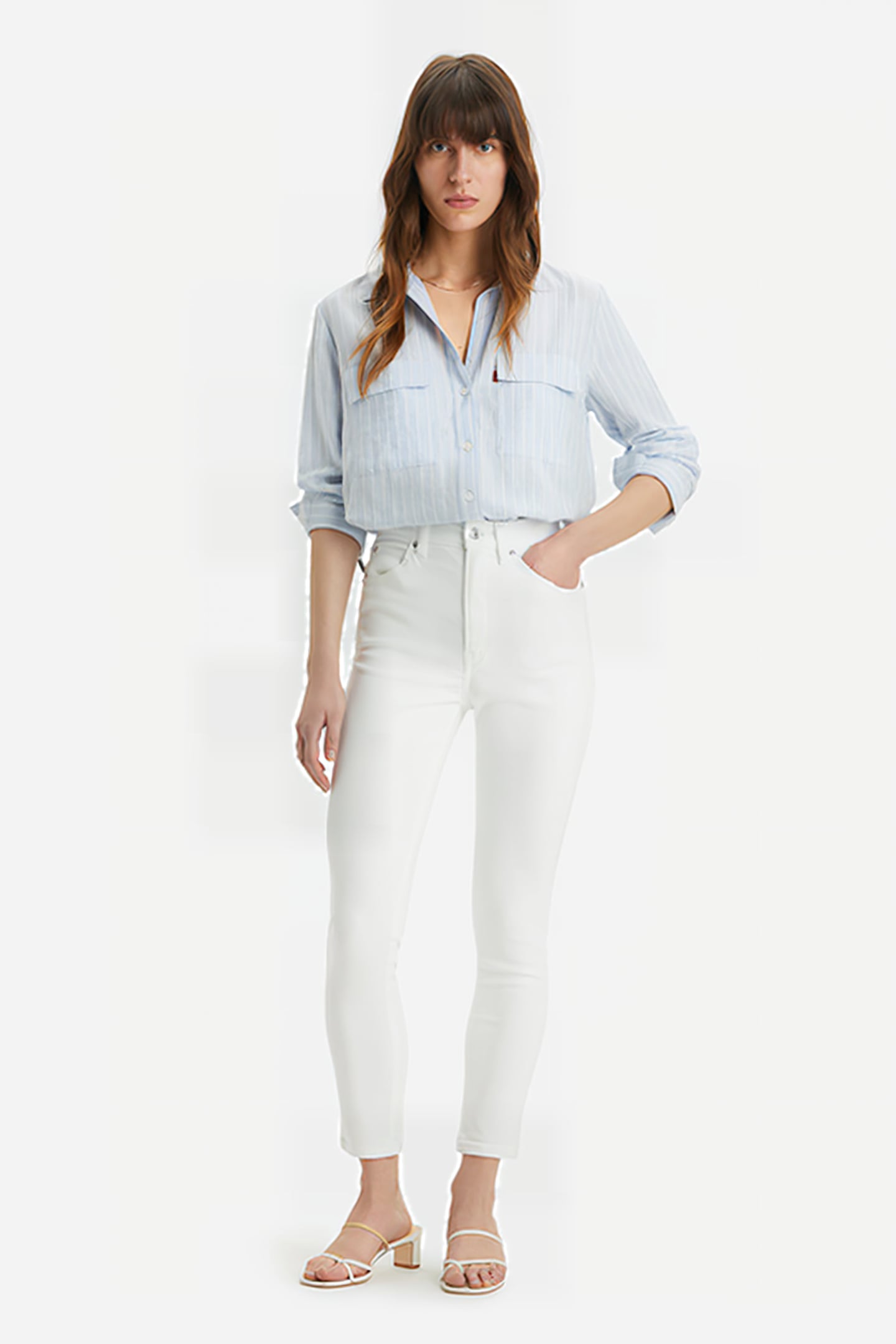 RETRO HIGH SKINNY WESTERN WHITE 2