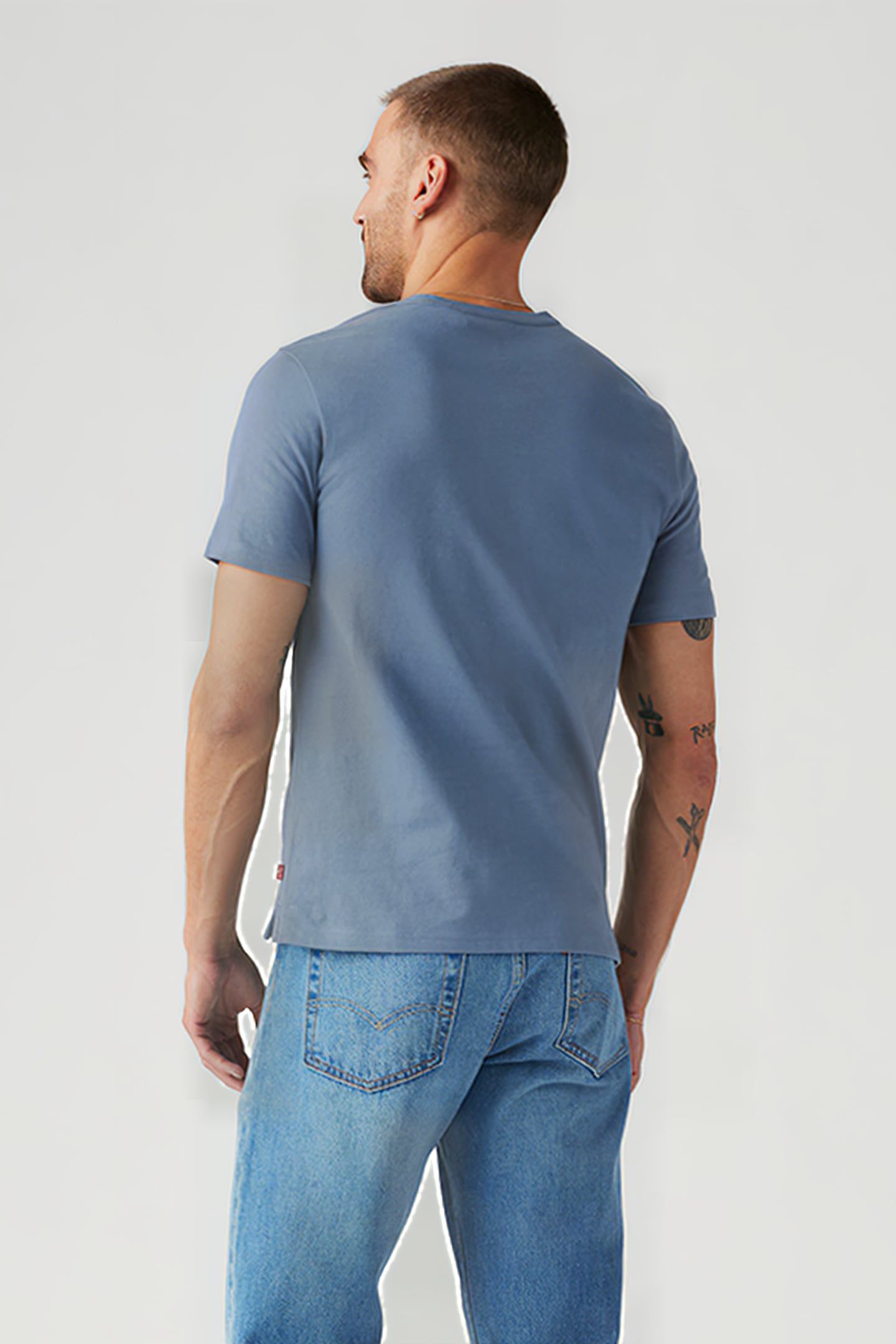 SS HM HENLEY VINTAGE INDIGO X 2