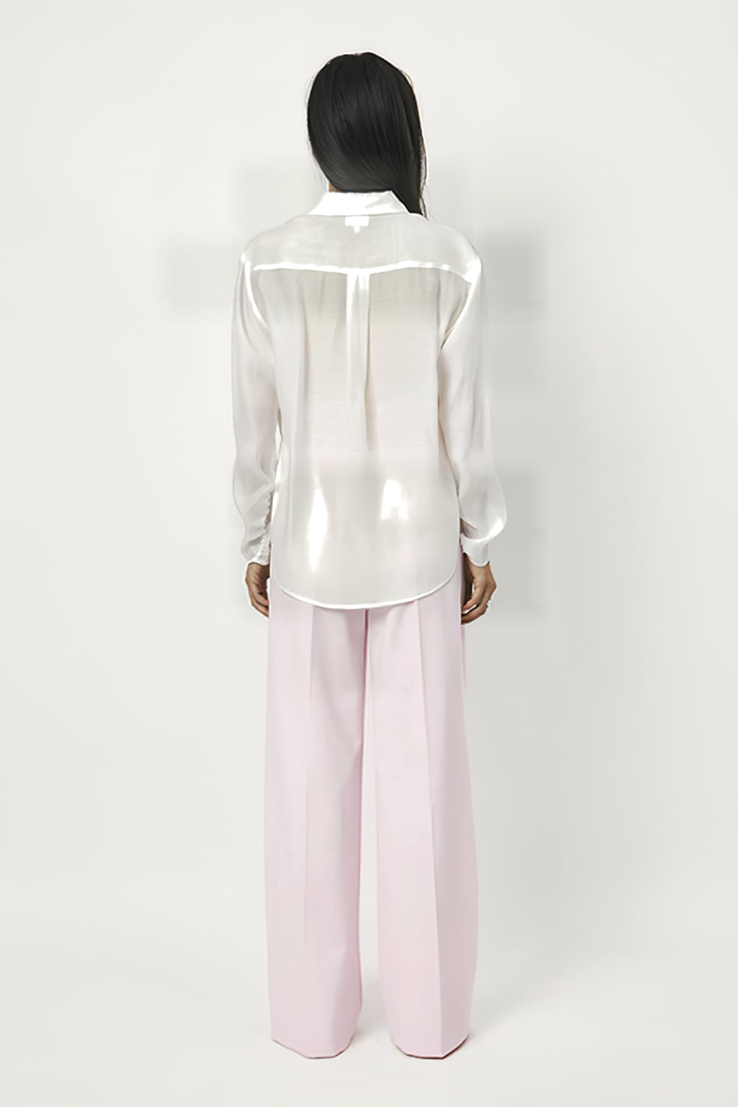 PALMER HIGH WAISTED PANTS ROSEWATER 4