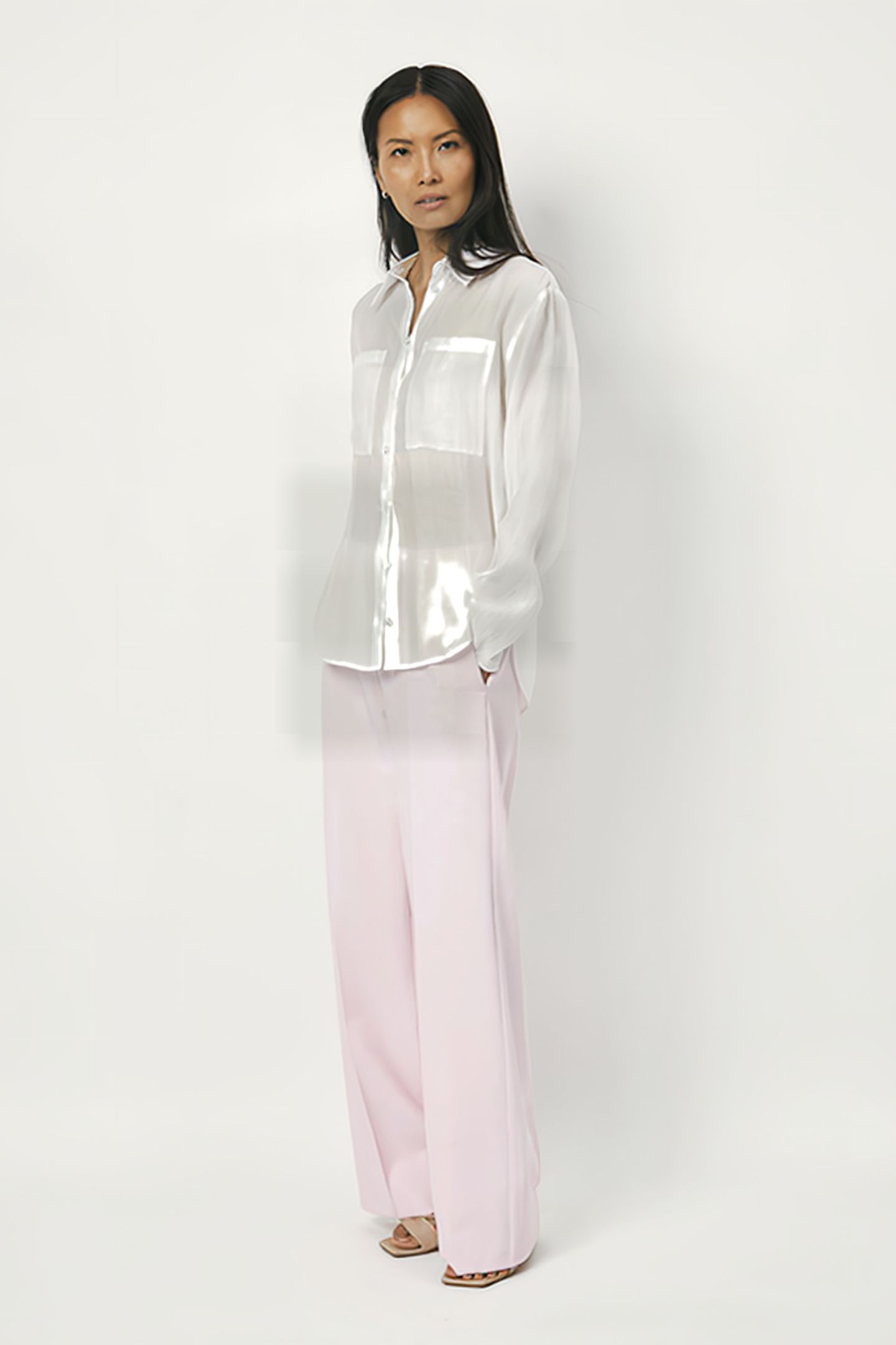 PALMER HIGH WAISTED PANTS ROSEWATER 5
