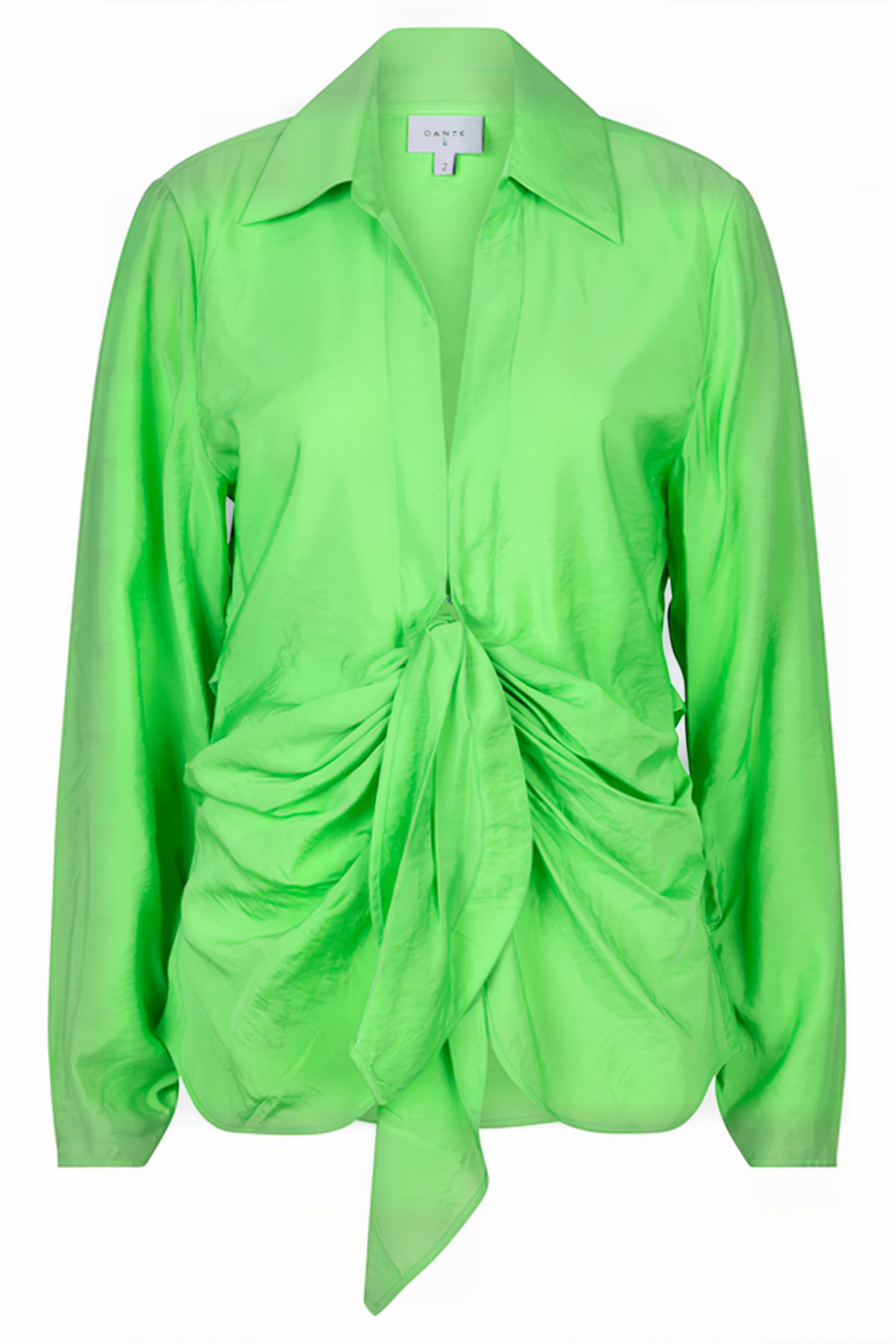 PANSY DRAPEY BLOUSE GREEN FLARE 10