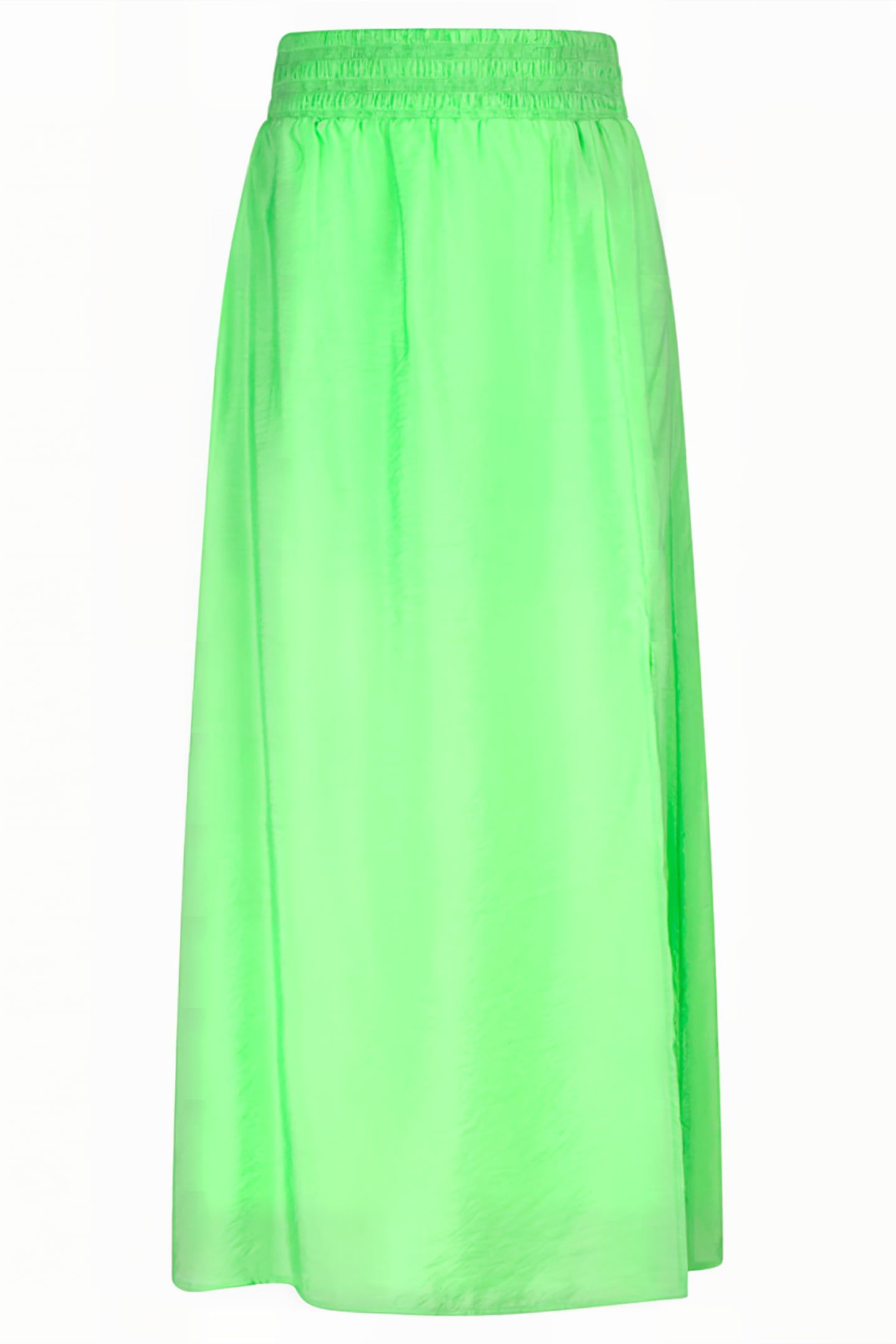 REVERIE LONG SKIRT GREEN FLARE 8