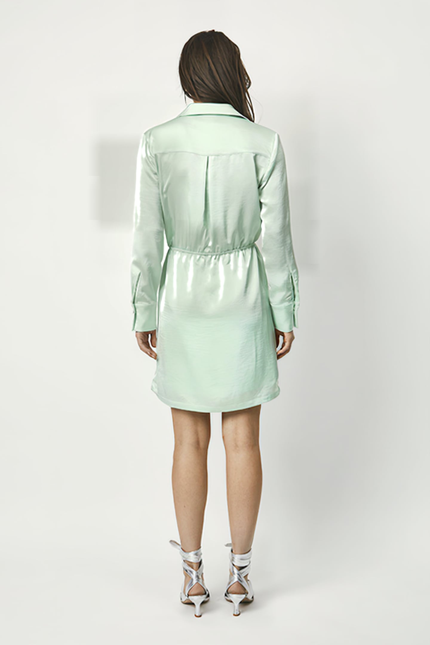 NICOLA SHIRT DRESS PISTACHIO 7