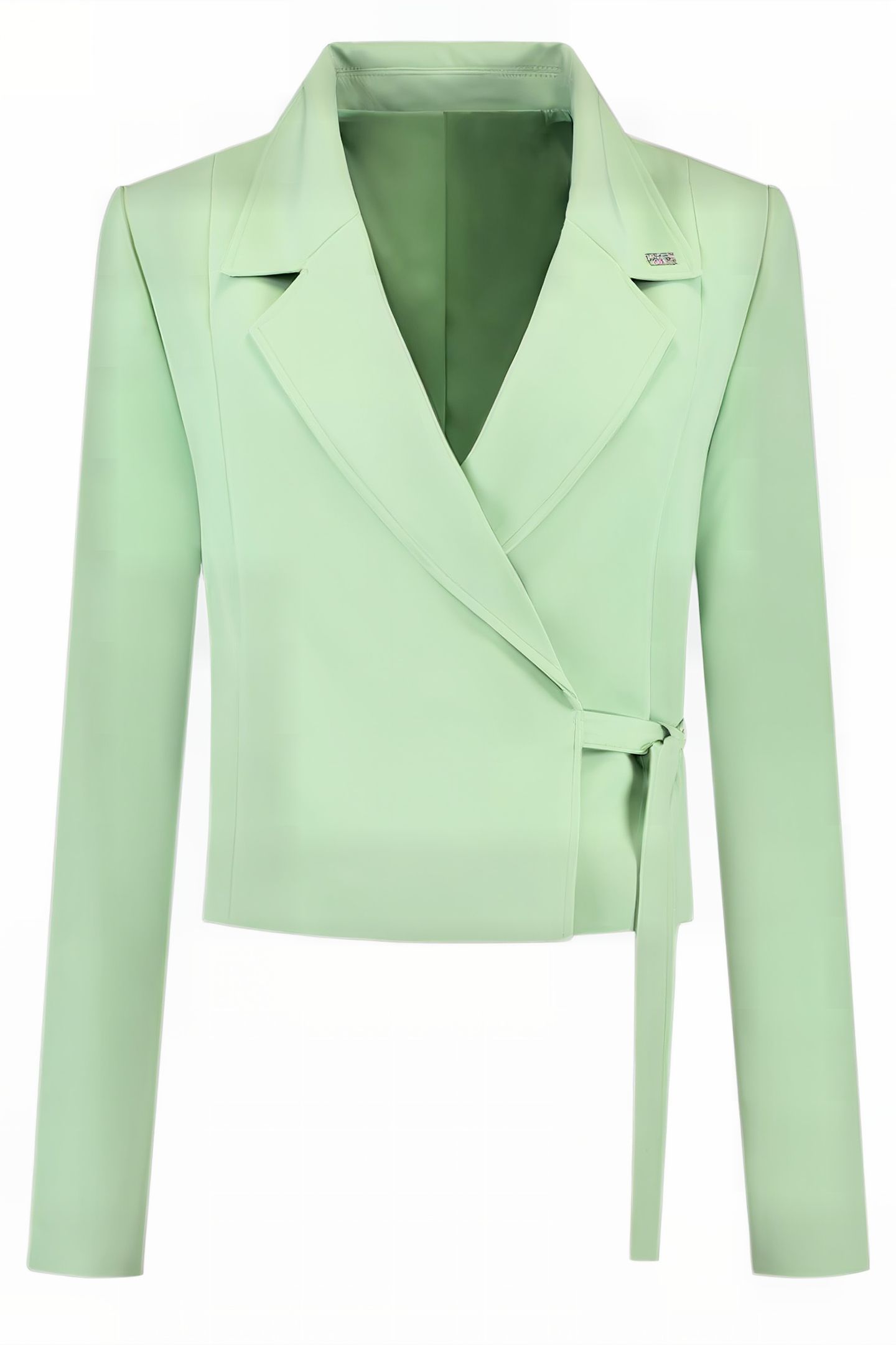 NULA WRAP BLOUSE MISTY GREEN 1