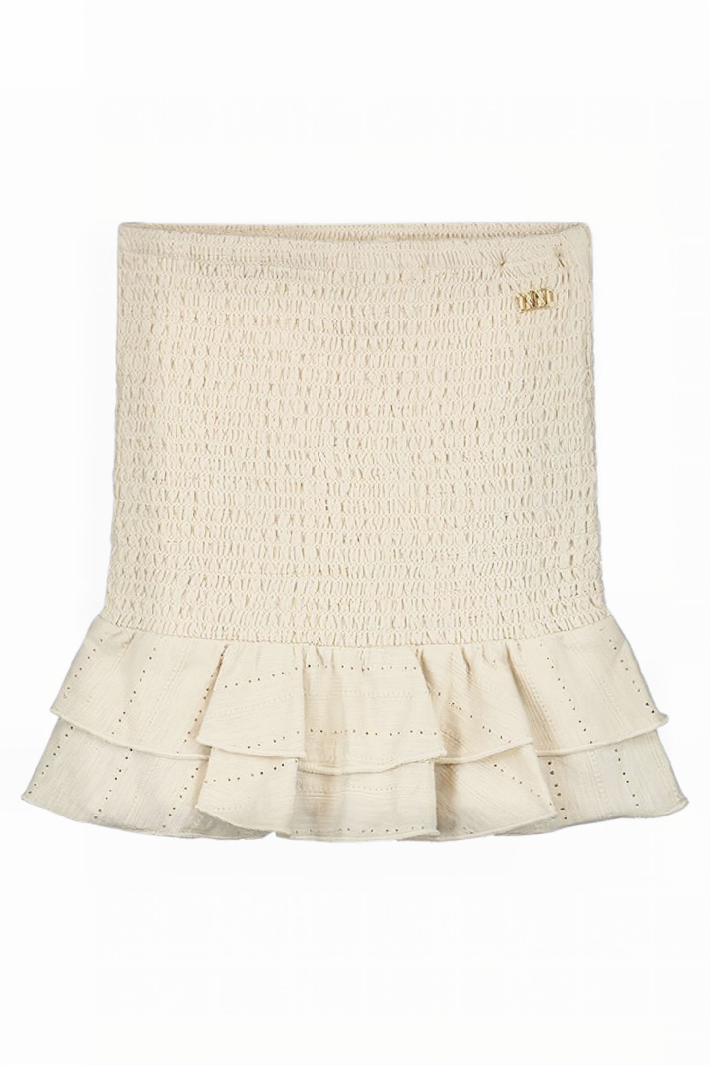 BRODERIE SKIRT WARM DUST 1