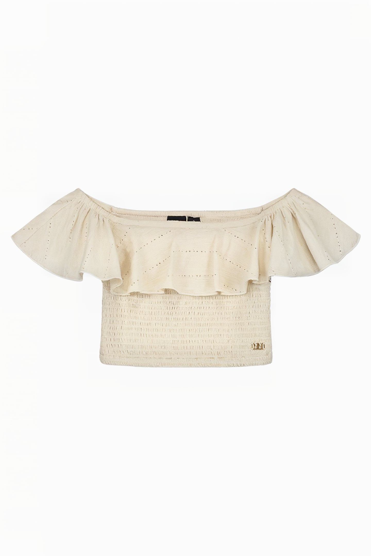BRODERIE TOP WARM DUST 1
