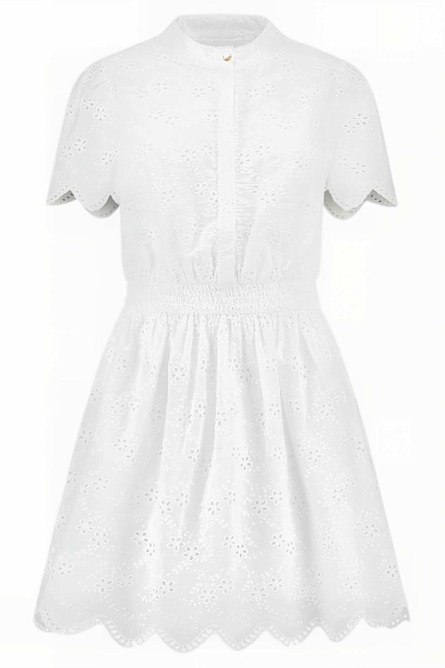 REBECY BRODERIE DRESS STAR WHITE 1