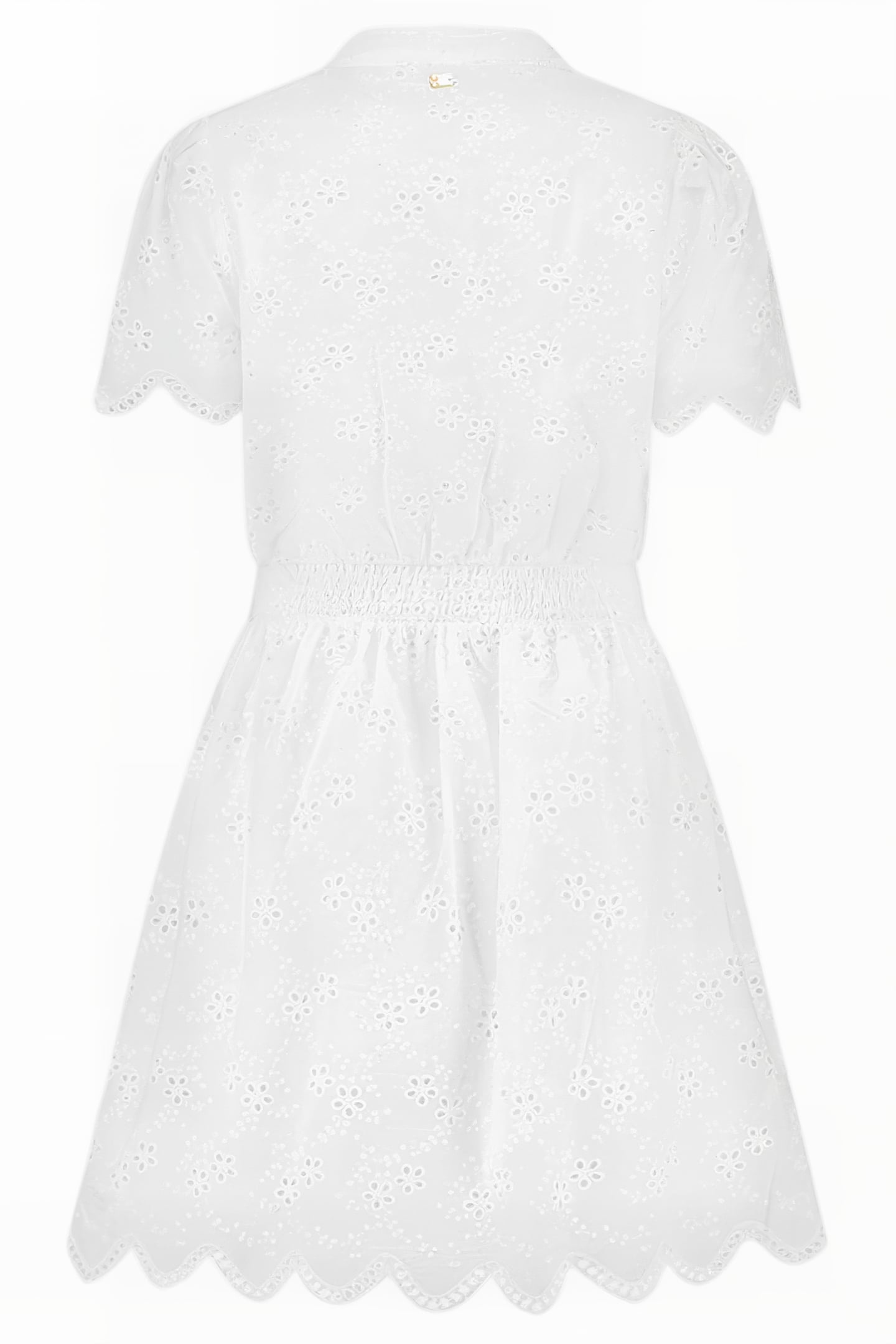 REBECY BRODERIE DRESS STAR WHITE 2