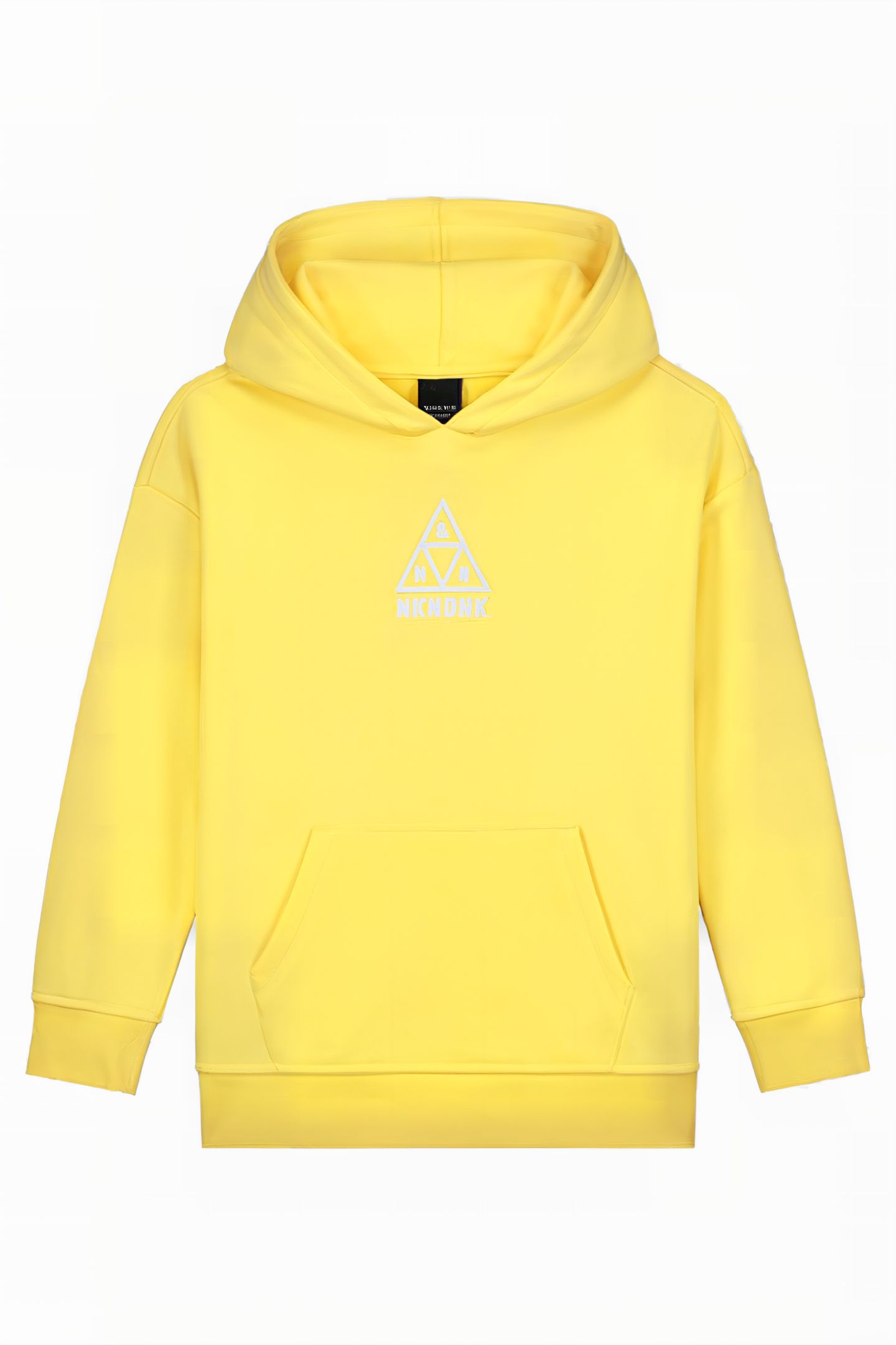 TRIANGLE HOODIE SOFT YELLOW 1