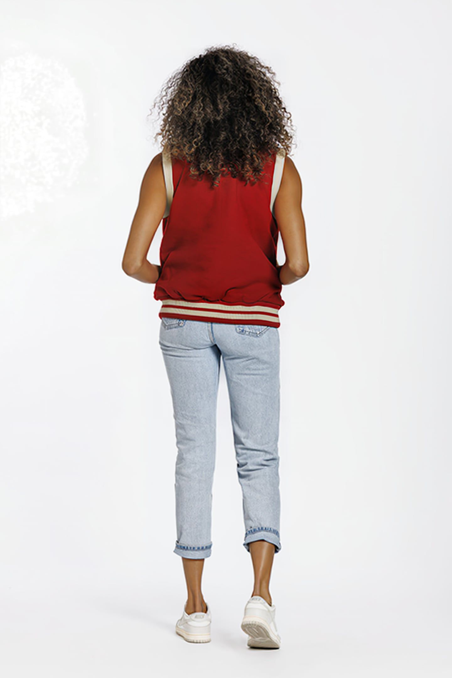 FENNA JACKET RED / OFF WHITE 2
