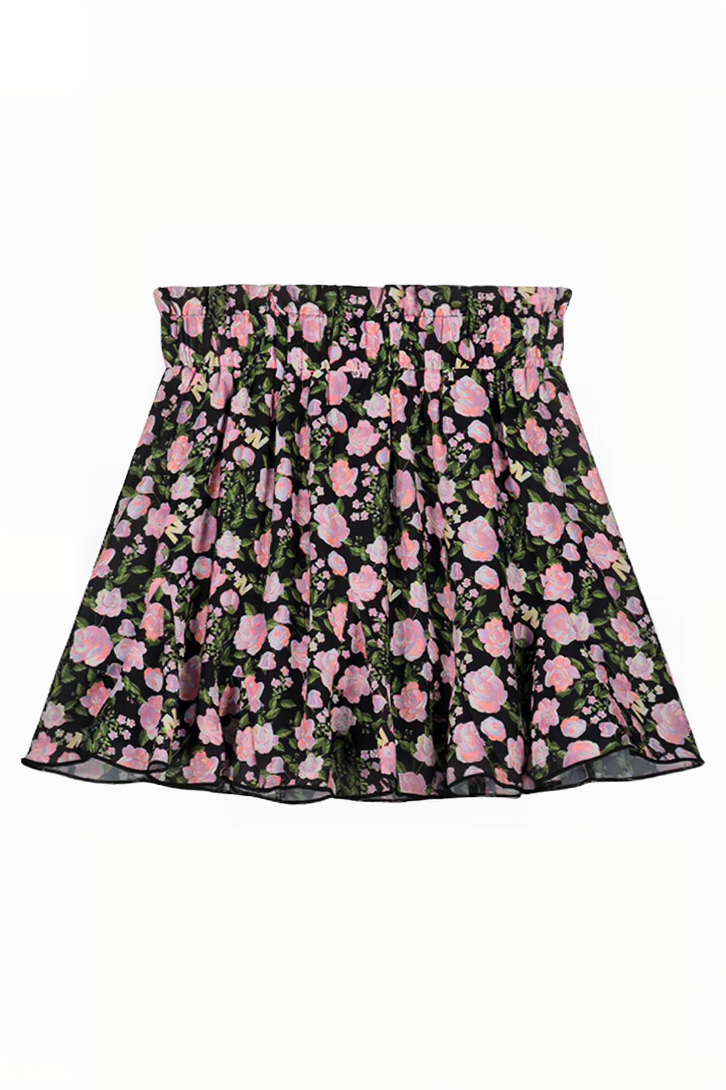 ILONA SKIRT BLACK/MULTI COLOR 2