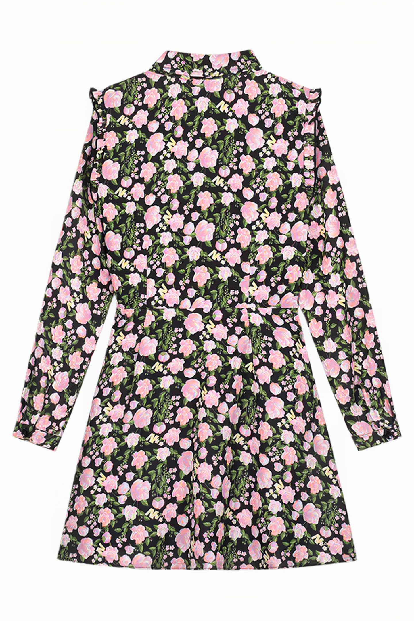 CHARLEY DRESS BLACK/MULTI COLOR 2