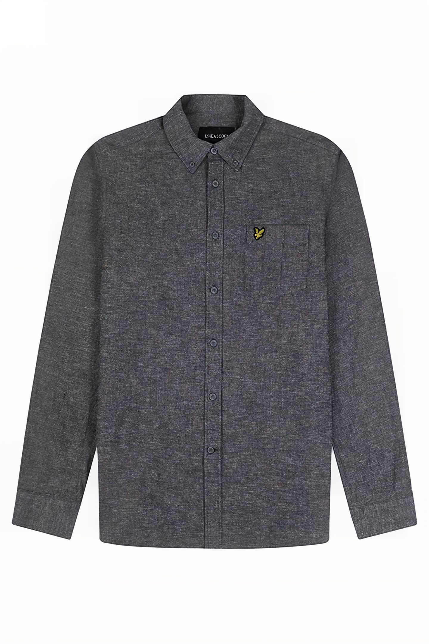 COTTON LINEN BUTTON DOWN SHIRT DARK NAVY 3