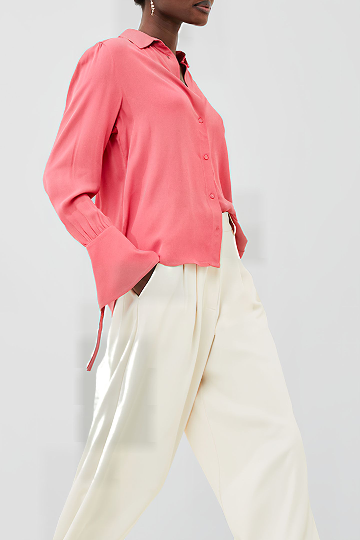CECILE CREPE SHIRT ROSE KISS 3