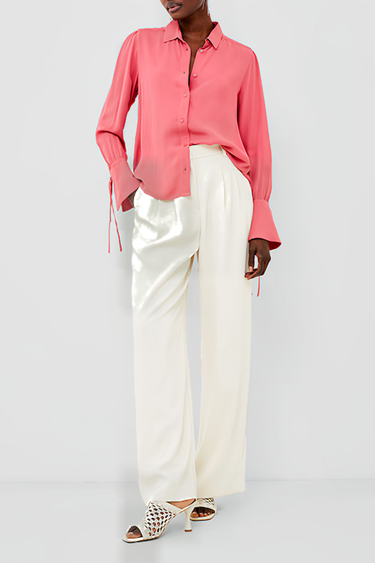 CECILE CREPE SHIRT ROSE KISS 1