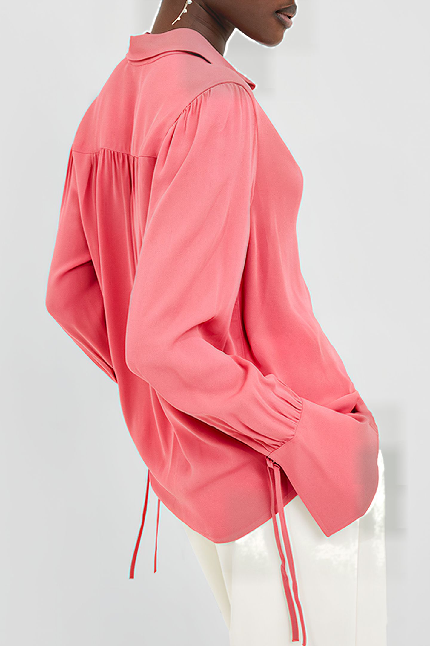 CECILE CREPE SHIRT ROSE KISS 4