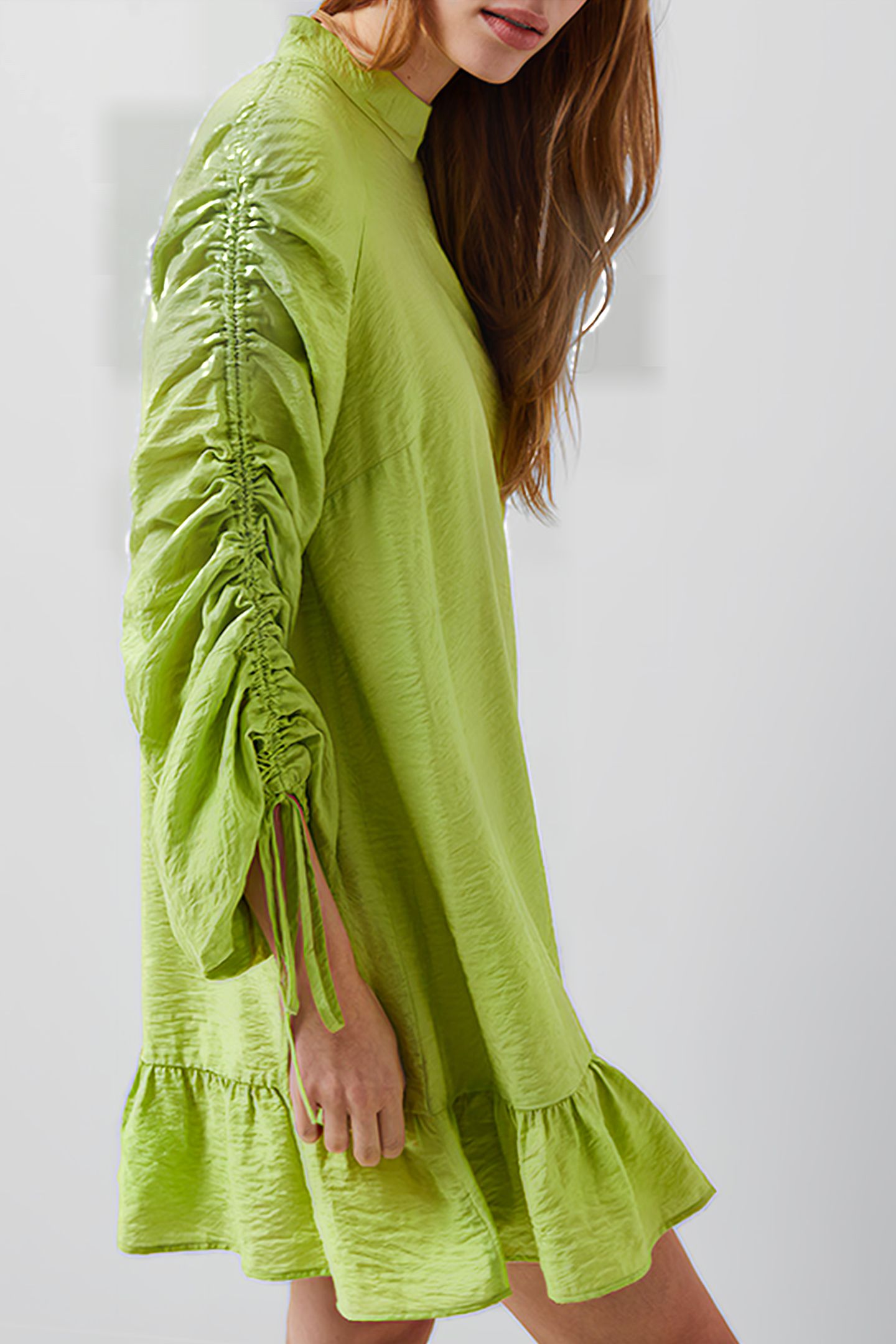 FARON DRAPE DRESS WASABI 4