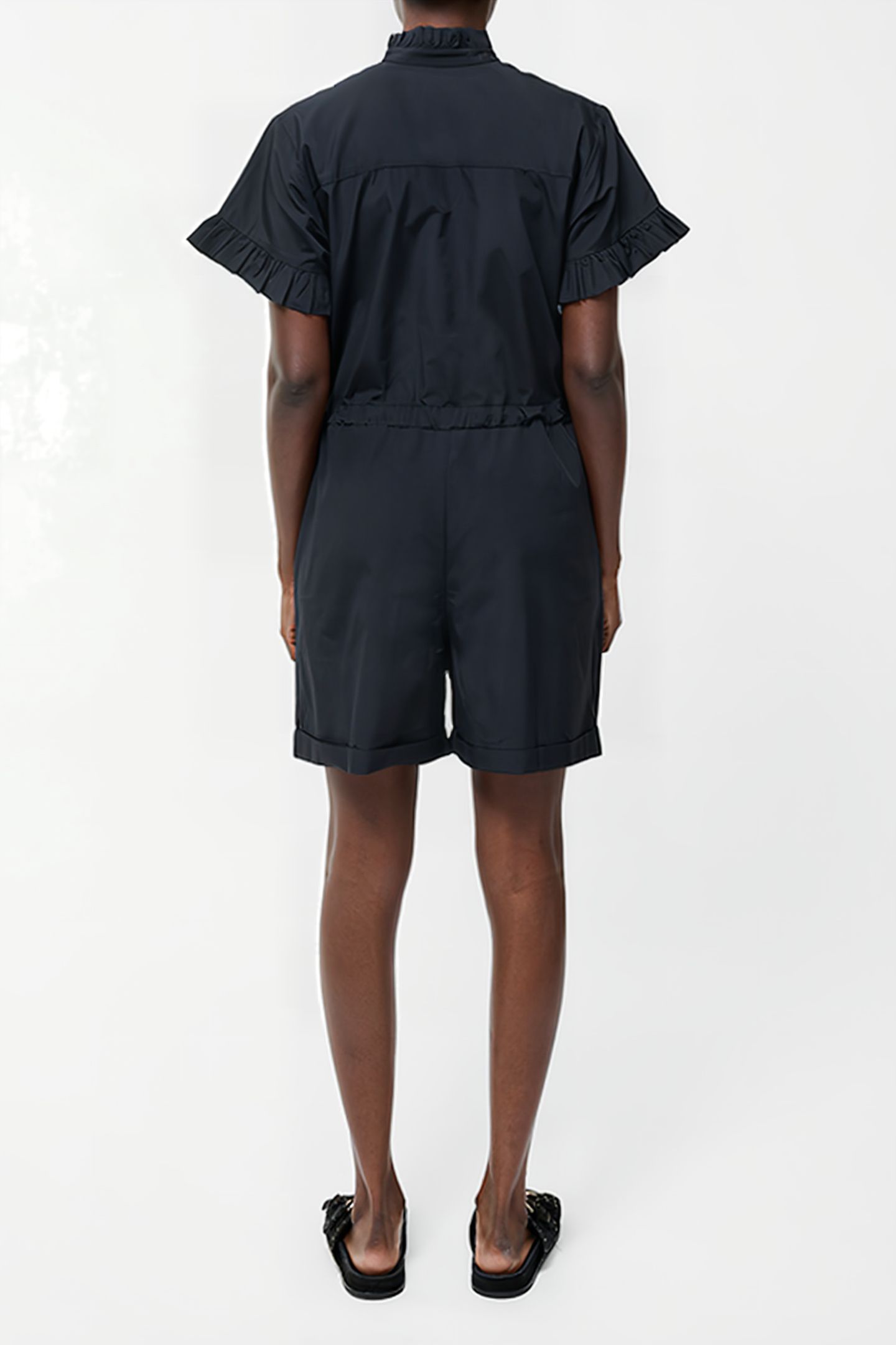 FRILL PLAYSUIT BLACK 3