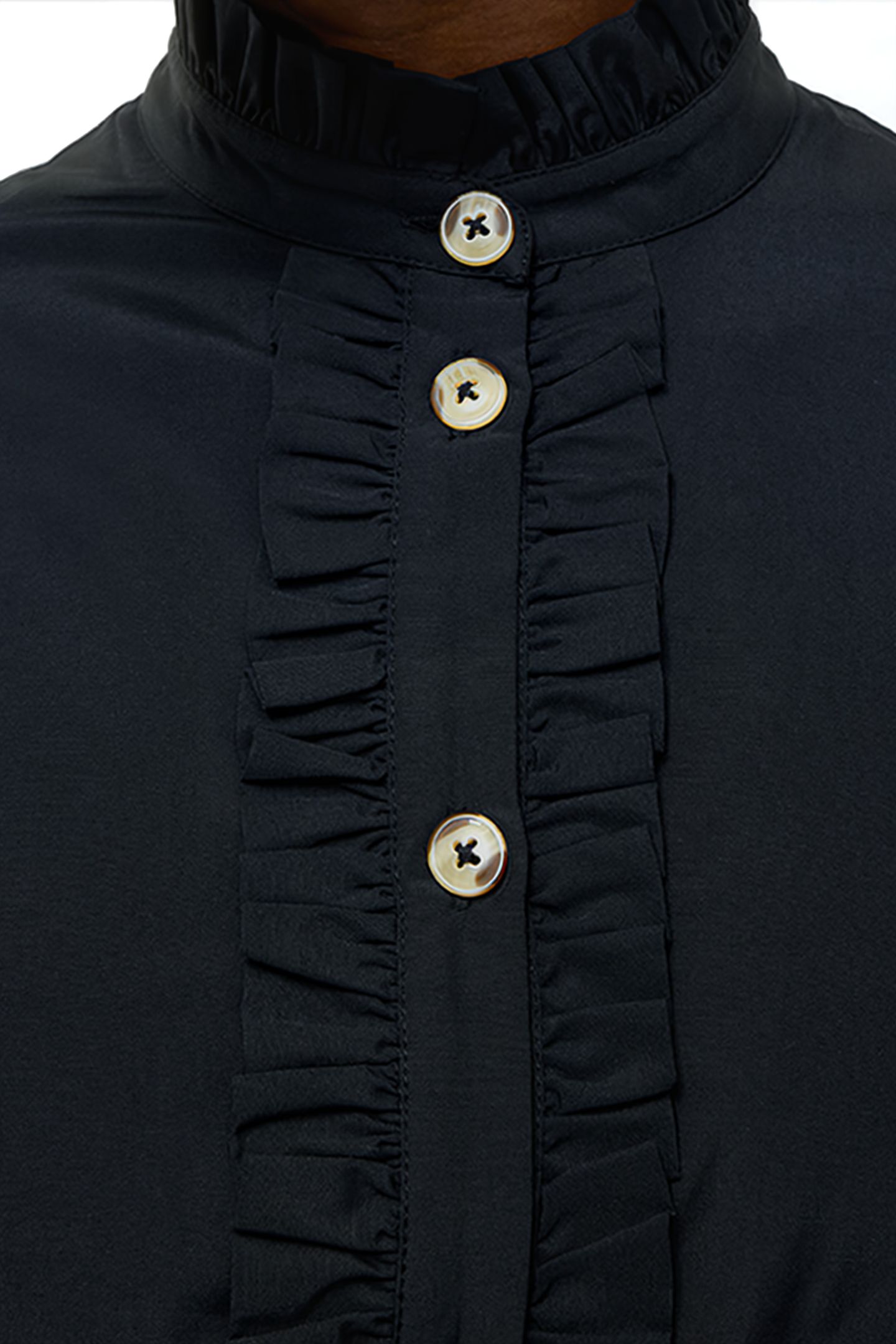 FRILL PLAYSUIT BLACK 4