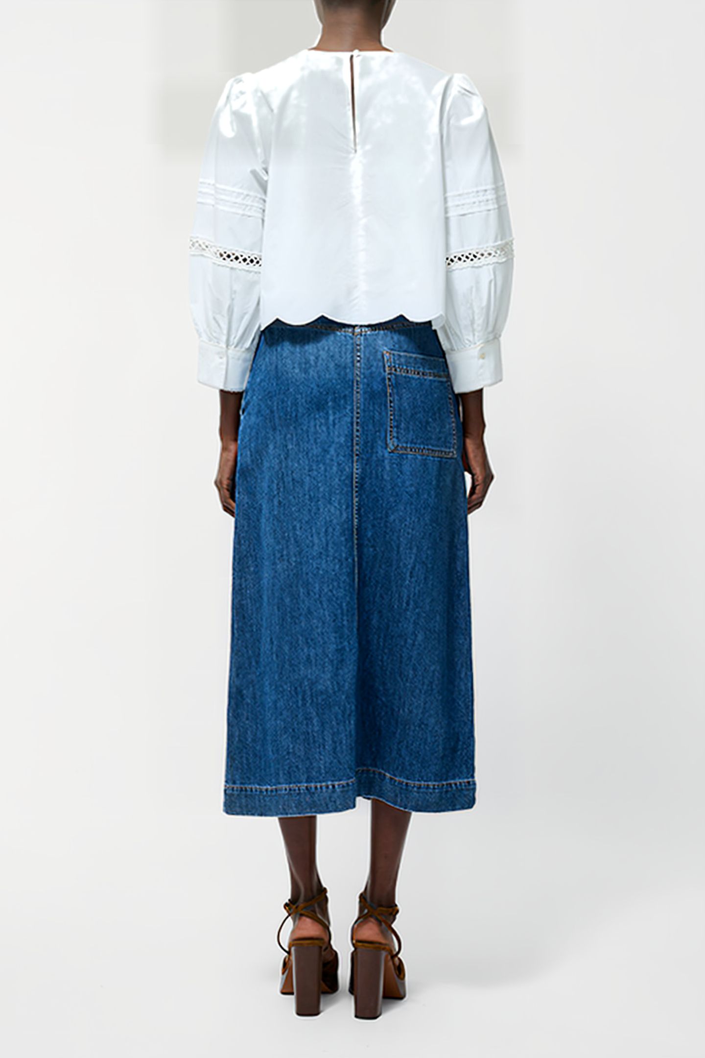 BRODERIE BORDER TOP LINEN WHITE 3