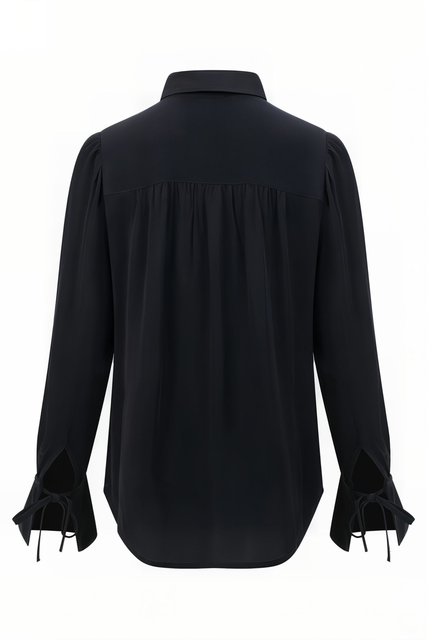 CREPE SHIRT L/S BLACK 2