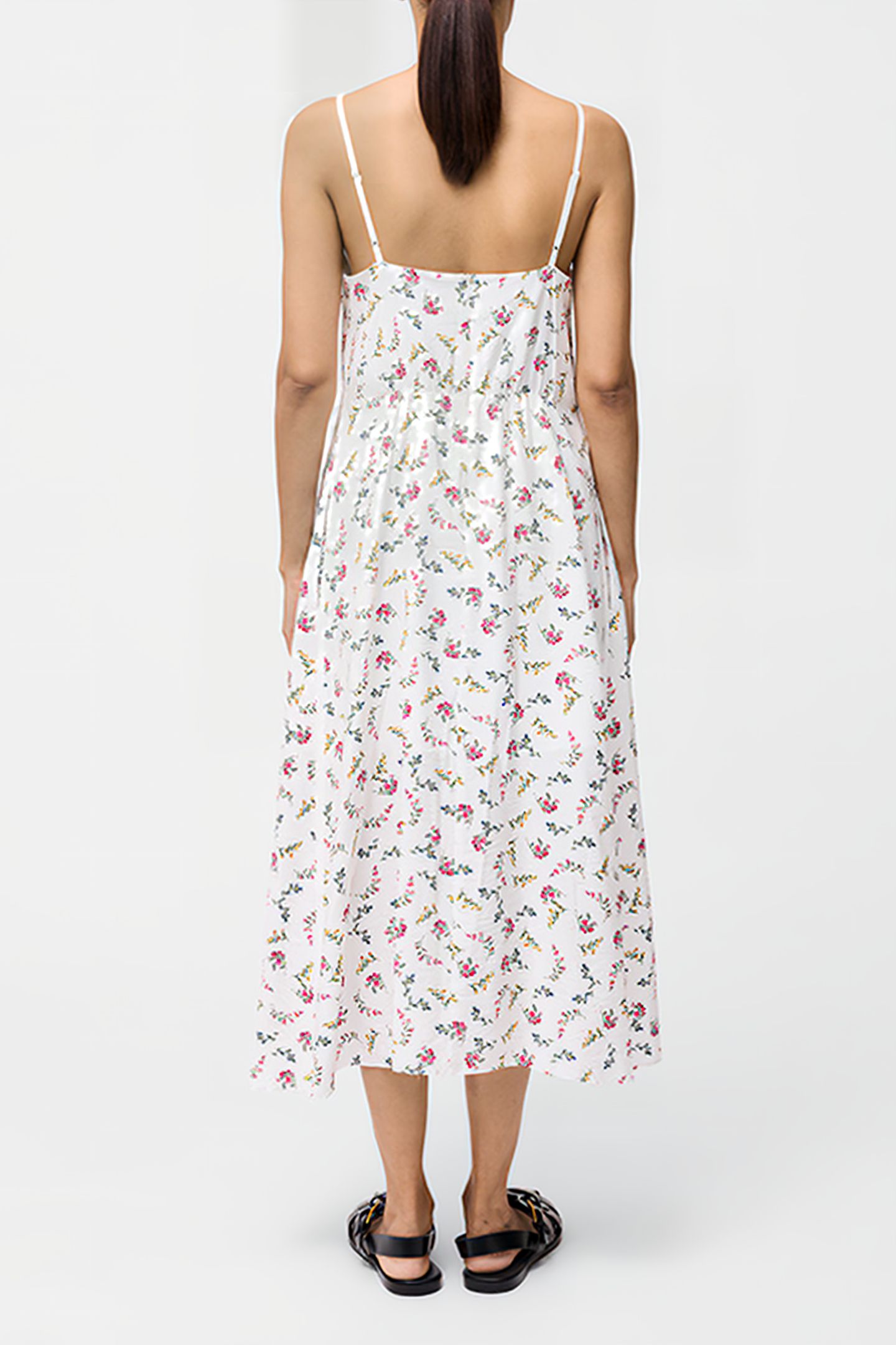 FLORIANNA STRAPPY DRESS SUMMER WHITE MULTI 2