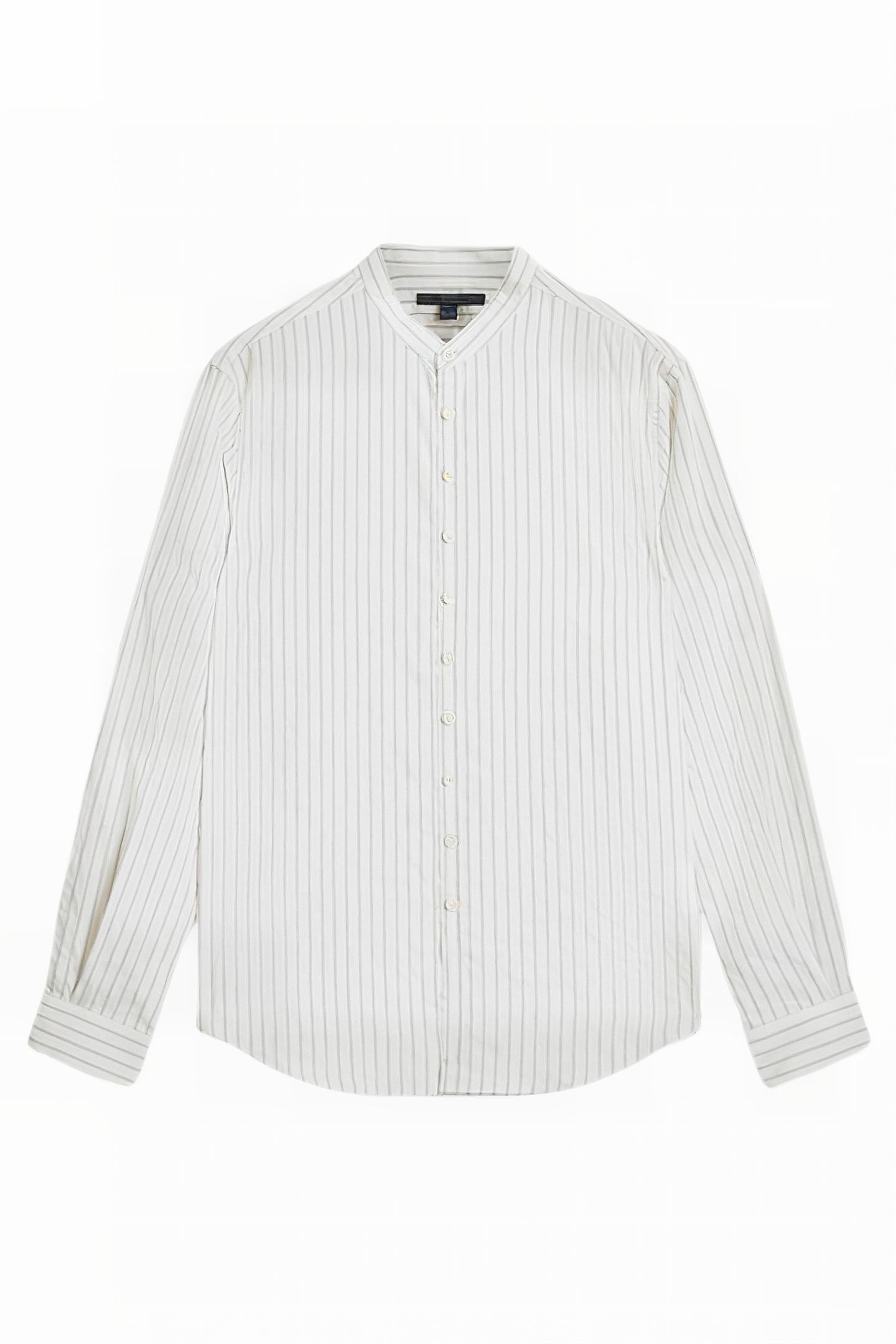 MULTI BUTTON SLIM FIT SHIRT WHITE 2