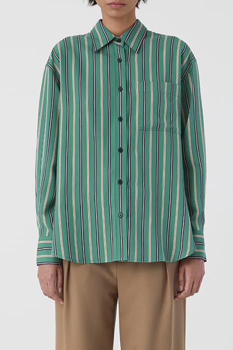 OVERSIZE SHIRT SHIRTS & BLOUSES NEW GREEN 1