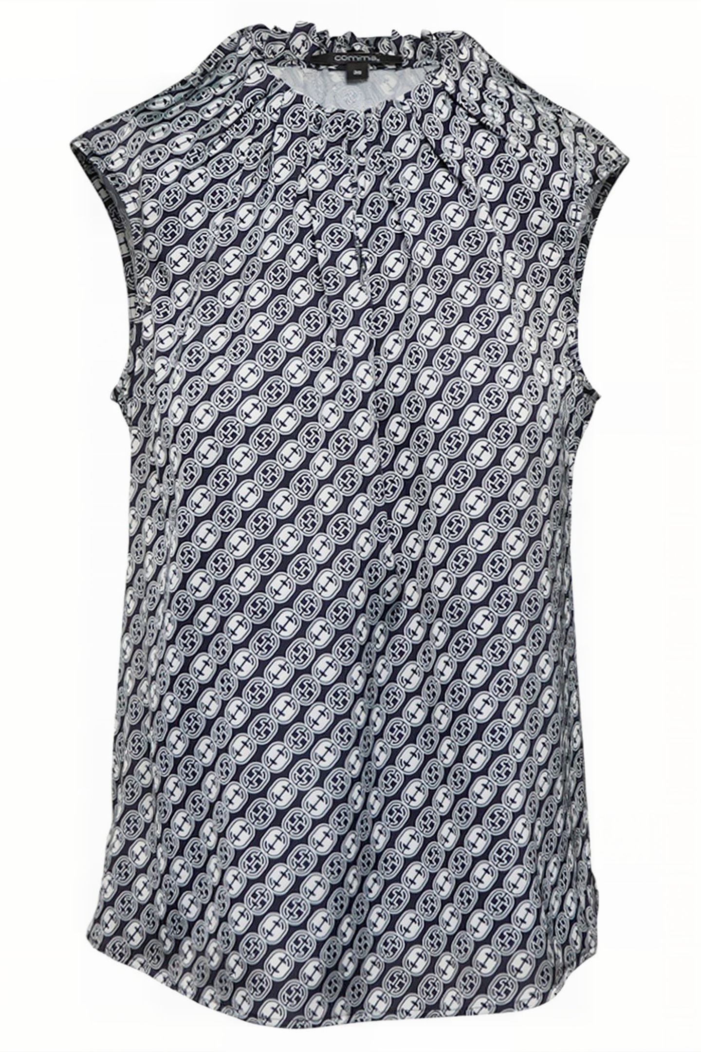 COMMA BLOUSES BLUE-MARINE 4