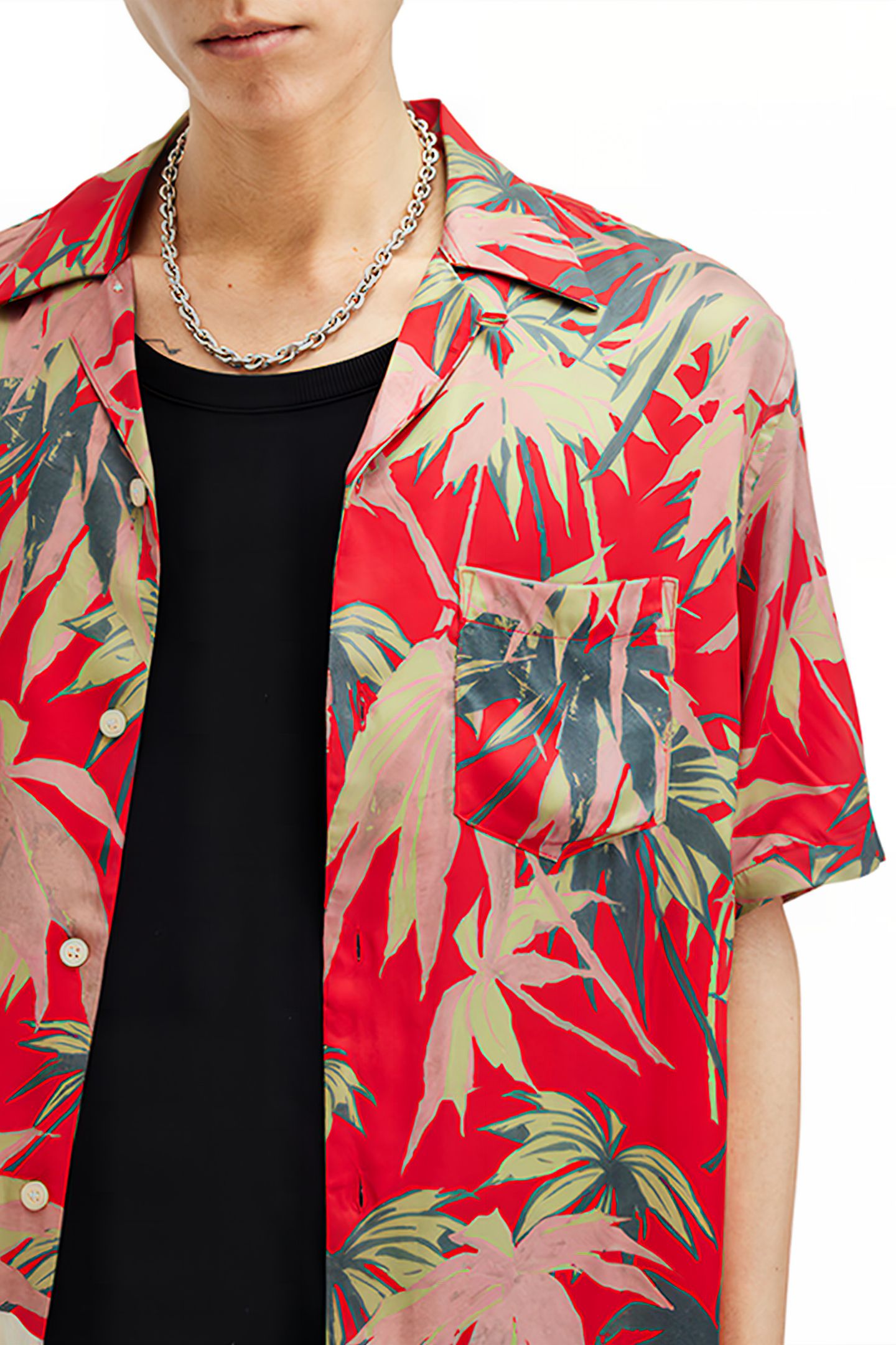HUDSONY SS SHIRT SCARLETT RED 9