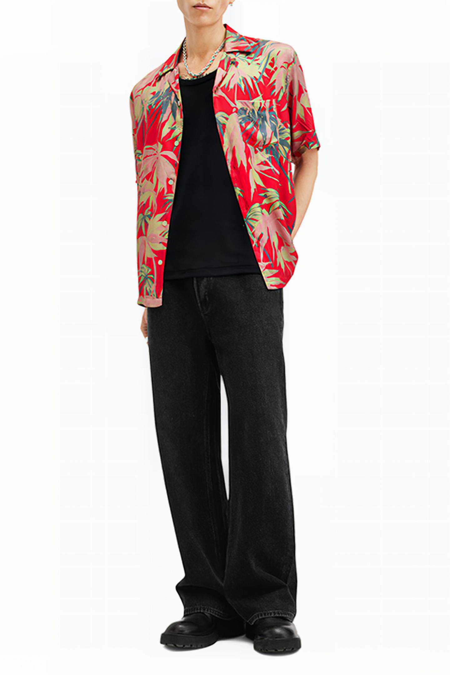 HUDSONY SS SHIRT SCARLETT RED 7
