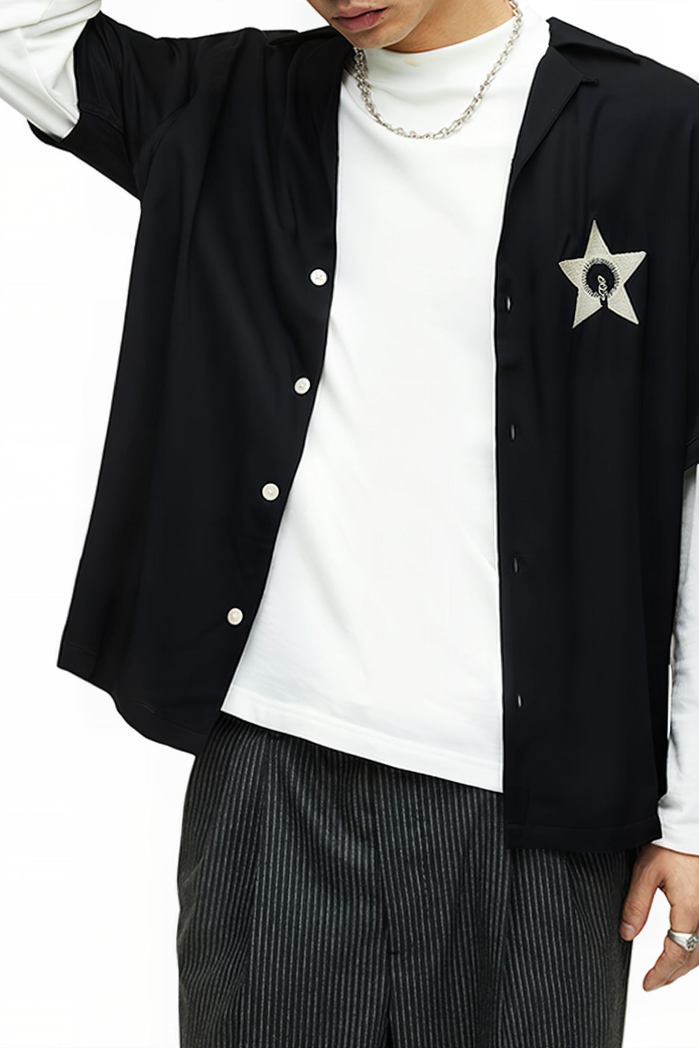 WISH SS SHIRT JET BLACK 6