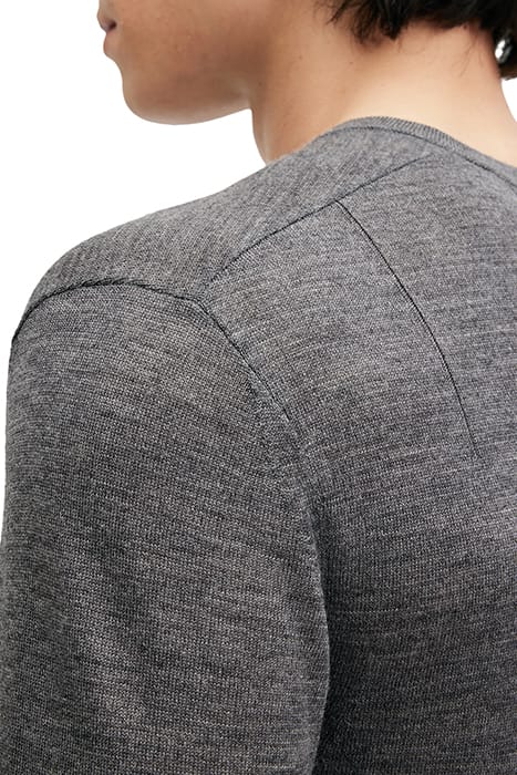 MODE MERINO VNECK CARTER GREY 6