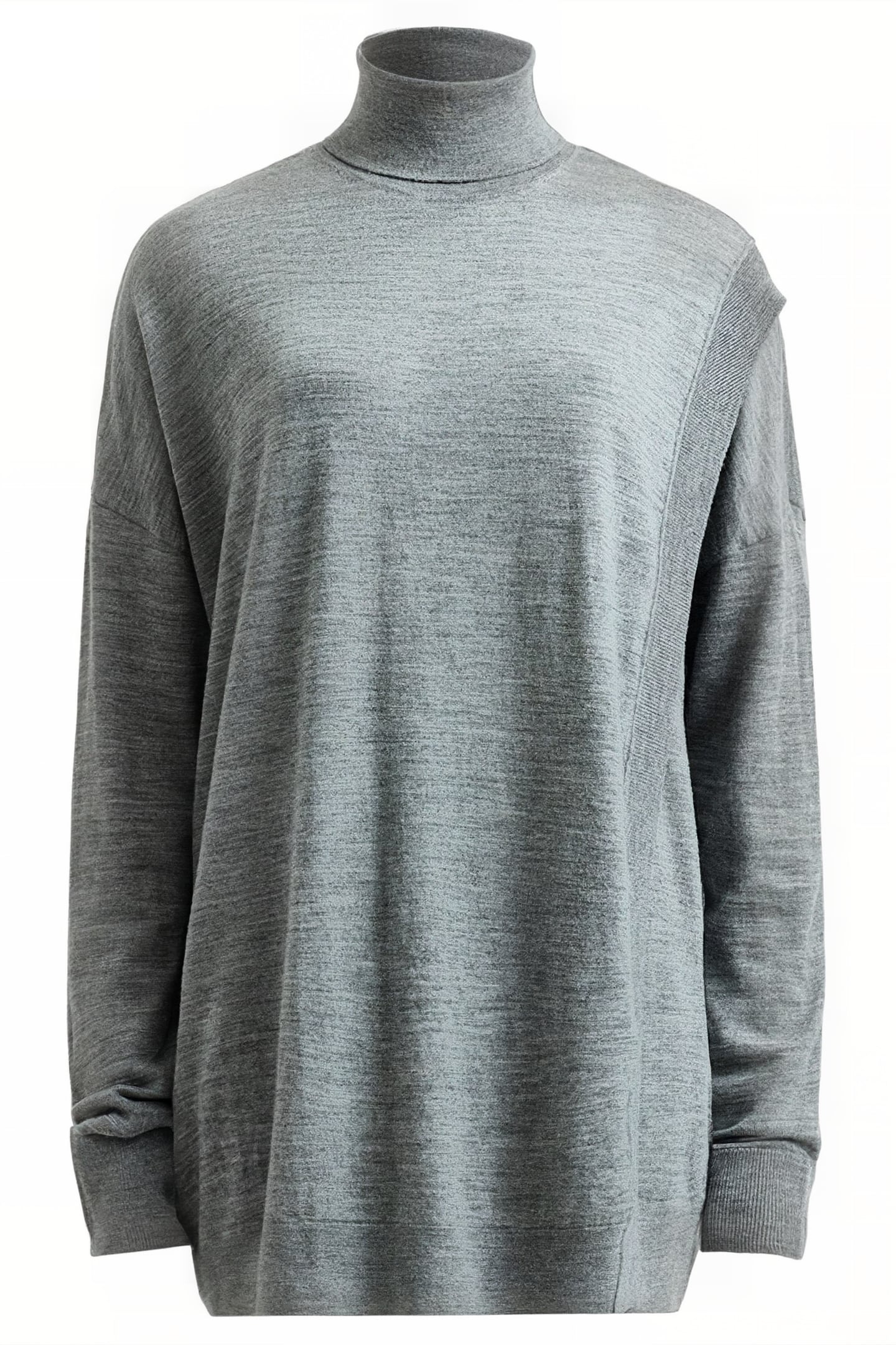 BERN WRAP JUMPER GREY MARL 4