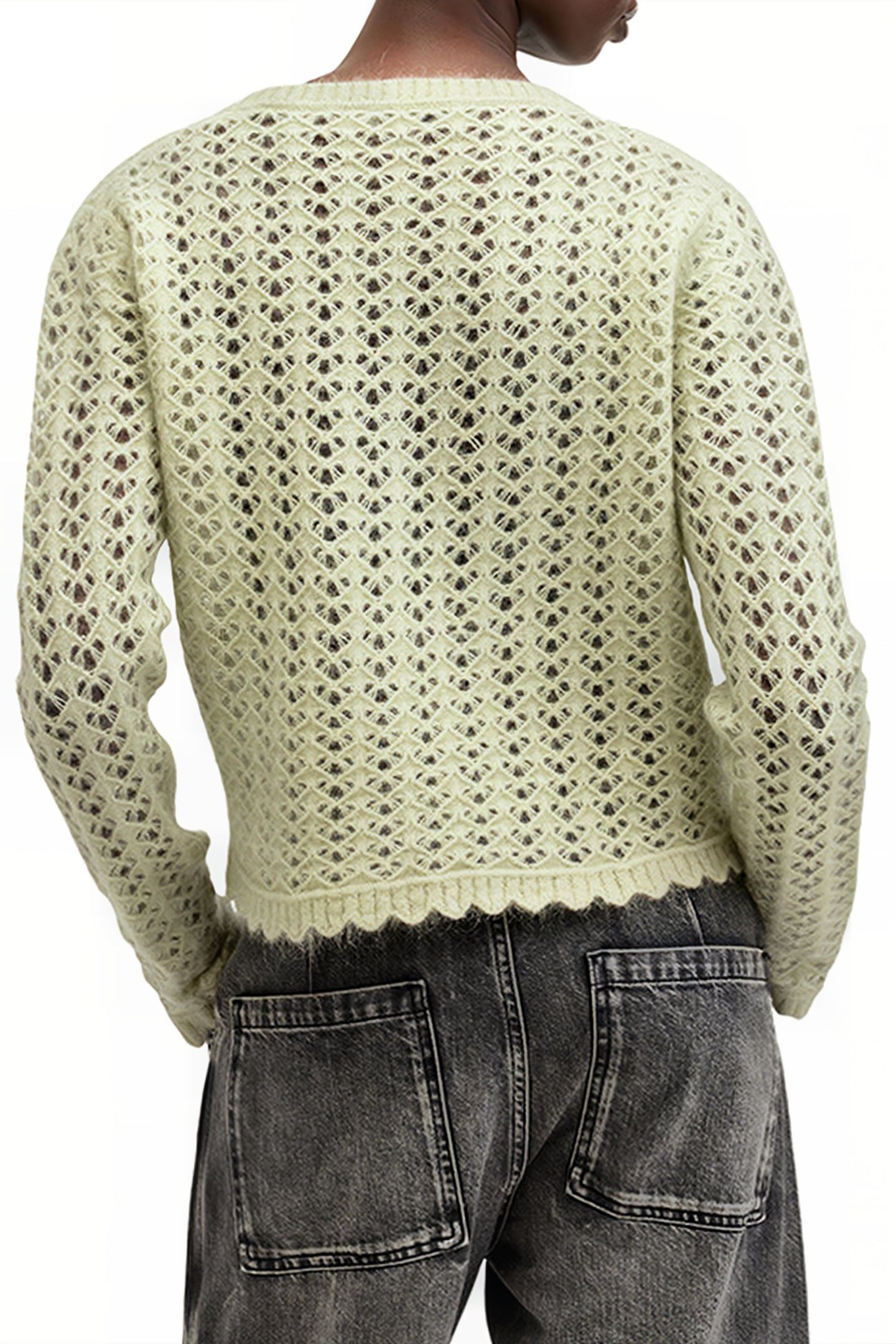 VIVIAN CARDIGAN EARTH GREEN 2