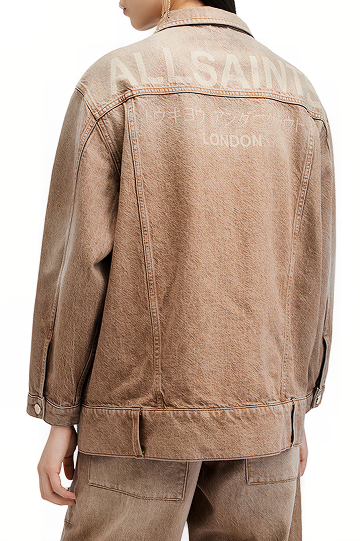 WILLOW DENIM JACKET LIGHT BROWN 2