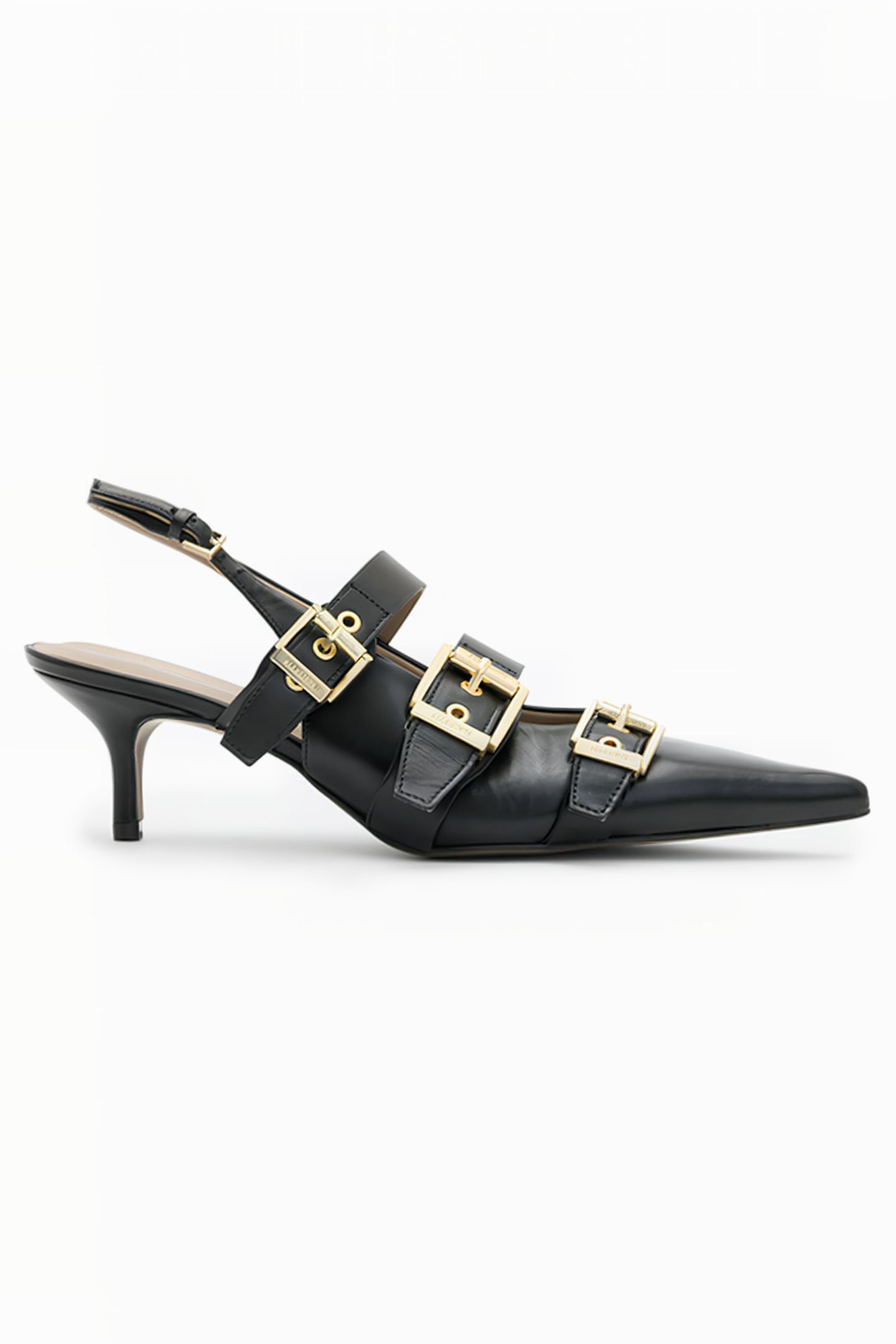 GRACE BUCKLE HEEL BLACK 1