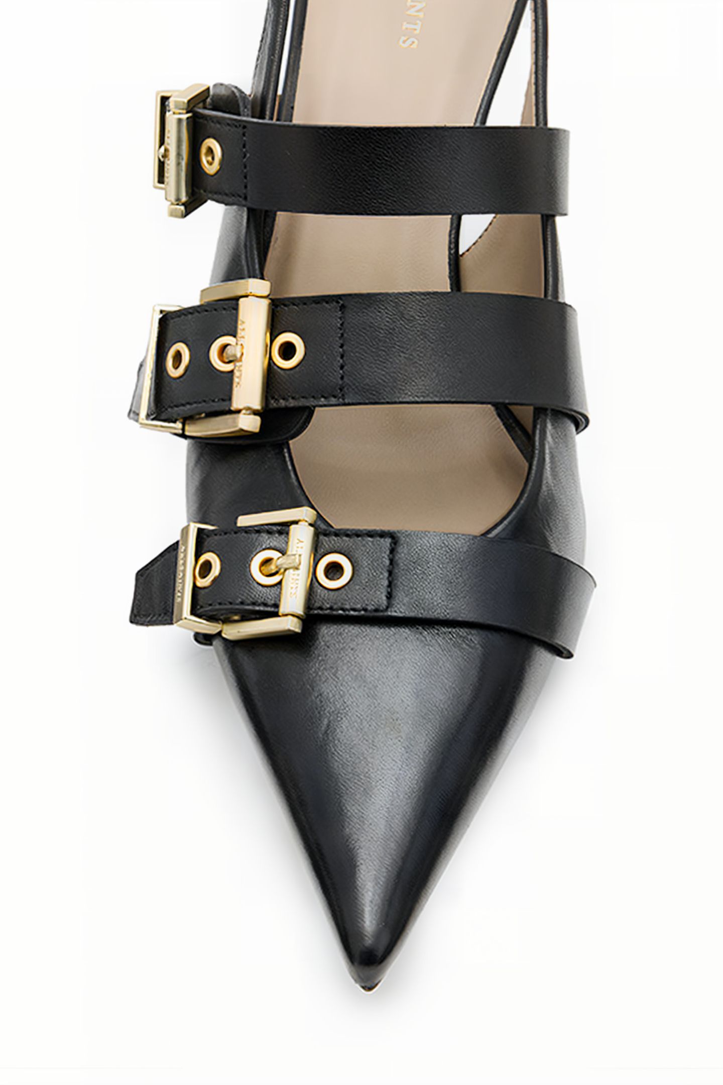 GRACE BUCKLE HEEL BLACK 6