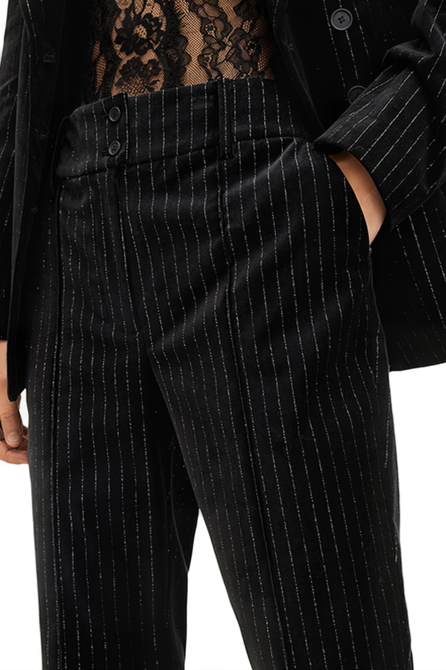 SEVENH VEL TROUSER BLACK 6