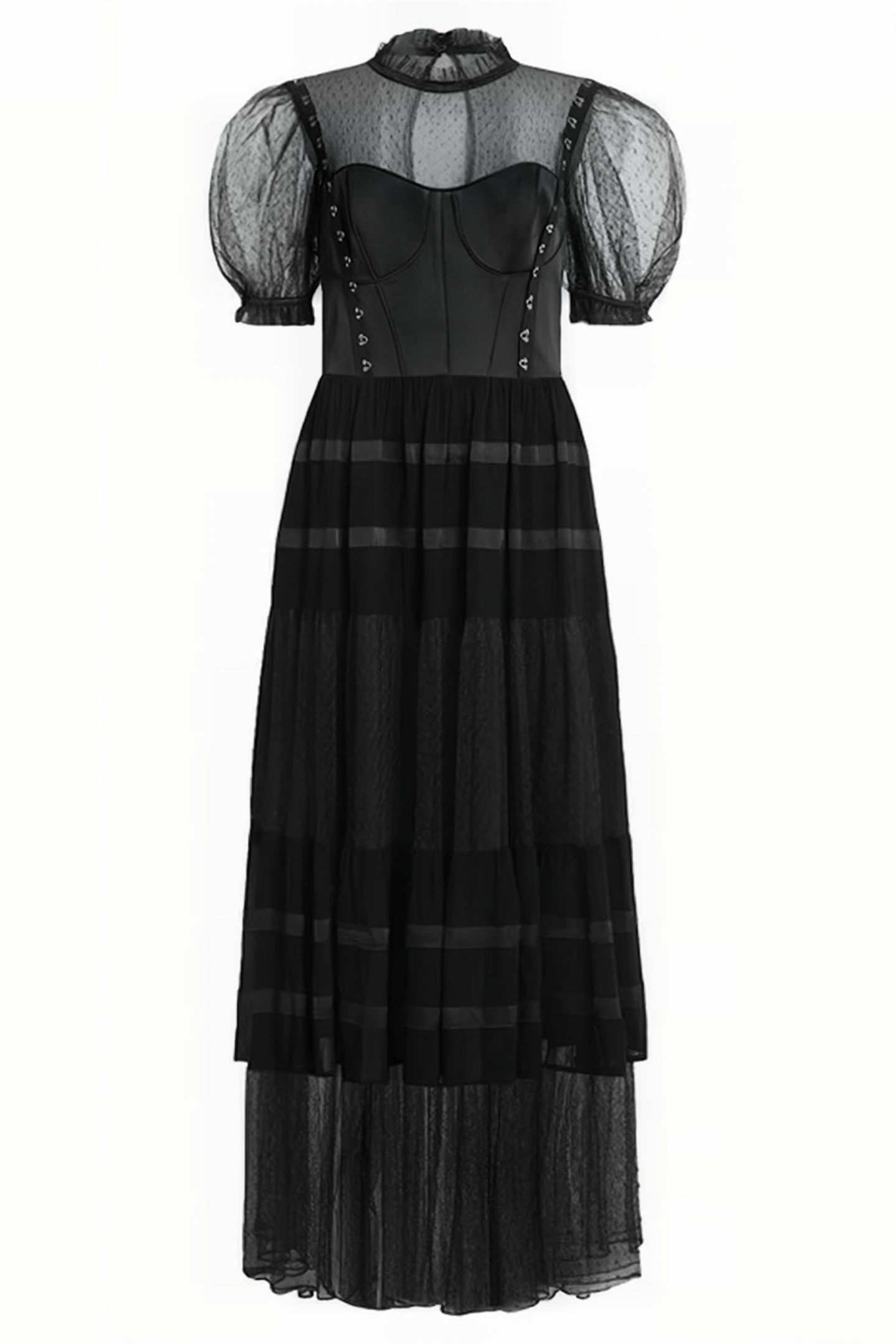 RYLA DOT DRESS BLACK 3