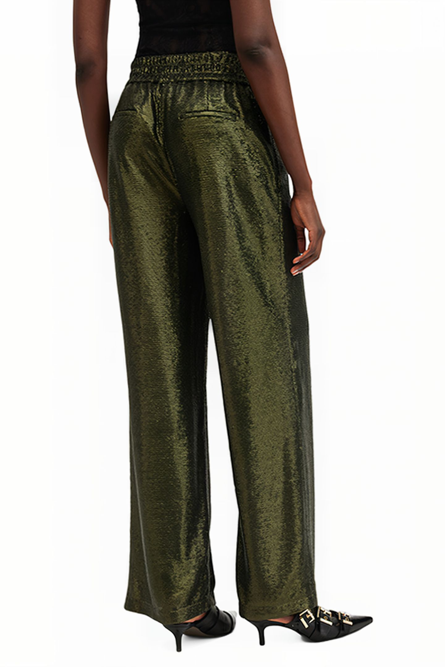 CHARLI SEQ TROUSER OLIVE GREEN 2