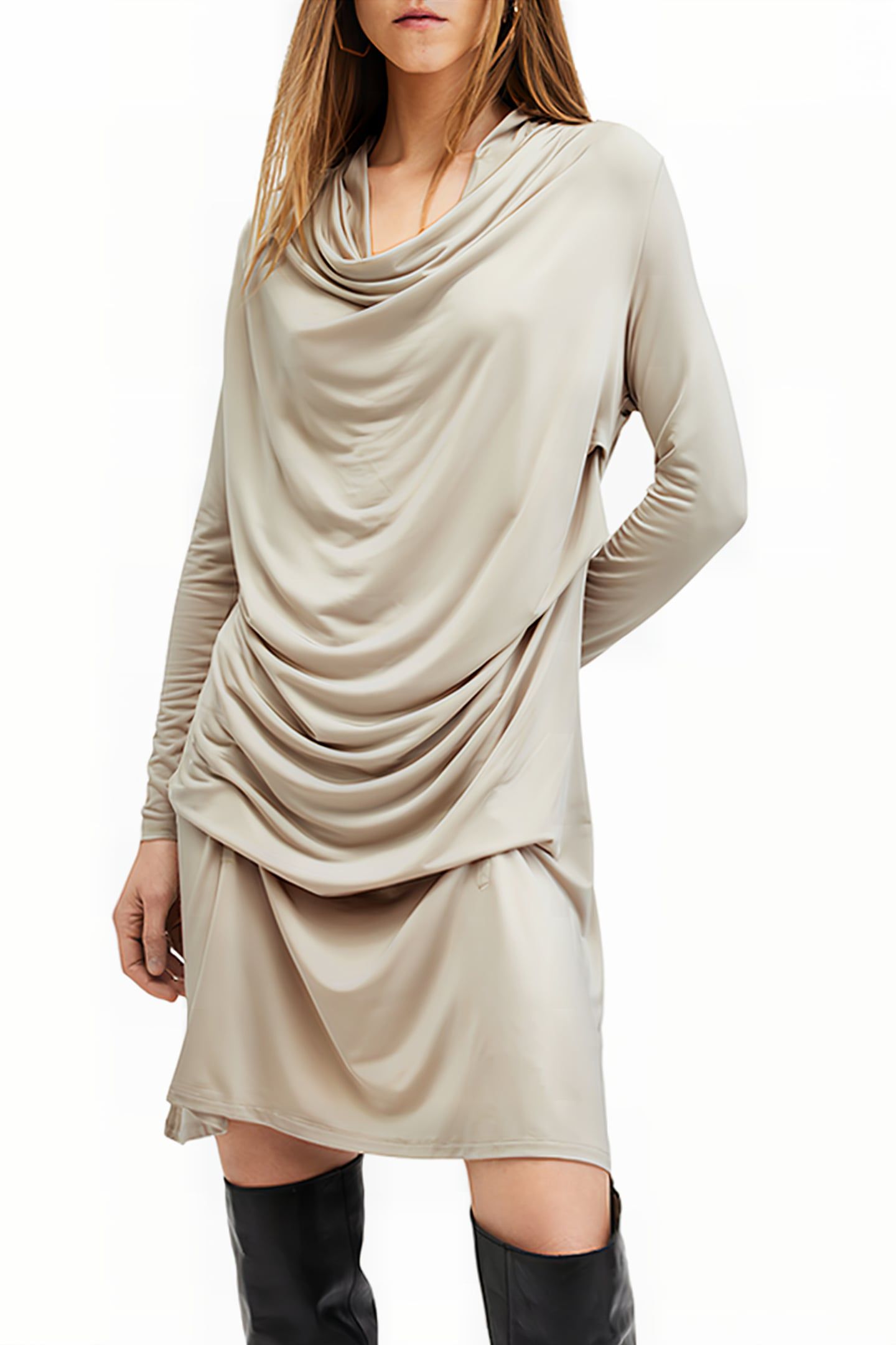AMEI DRESS ECRU BEIGE 6