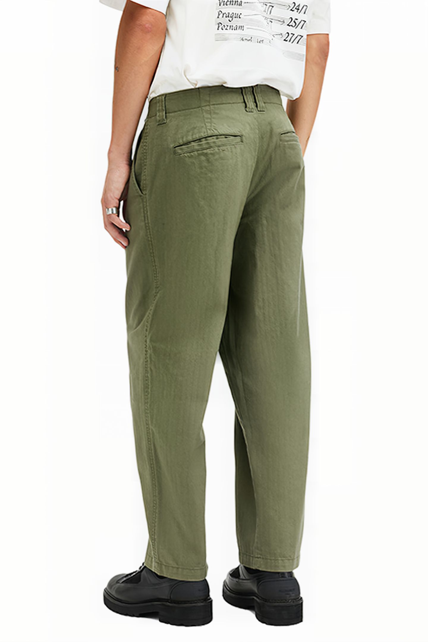 WARDEN TROUSER FADED KHAKI GREEN 2