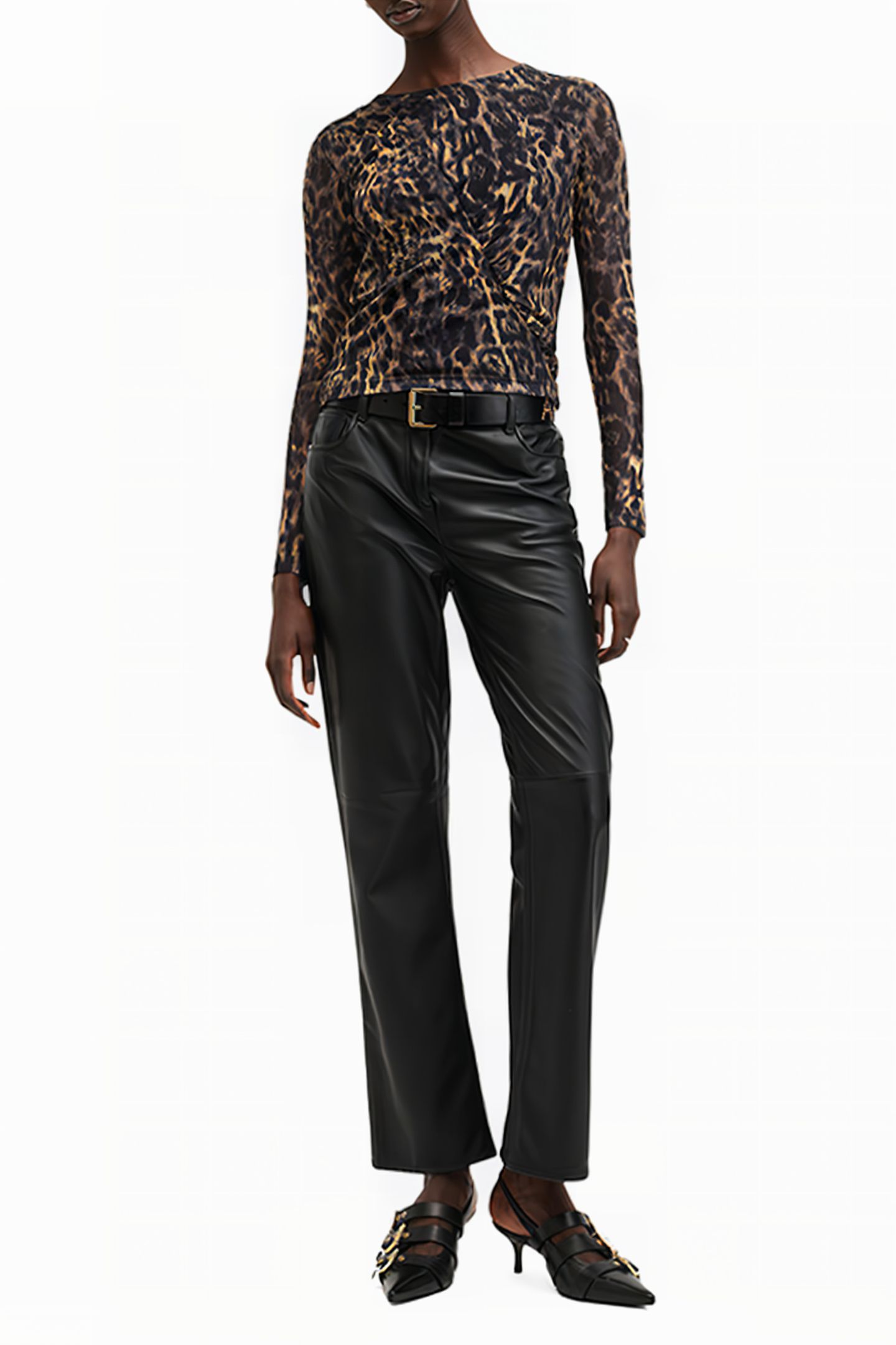EDANA MESH TOP JINX GOLDEN BROWN 3