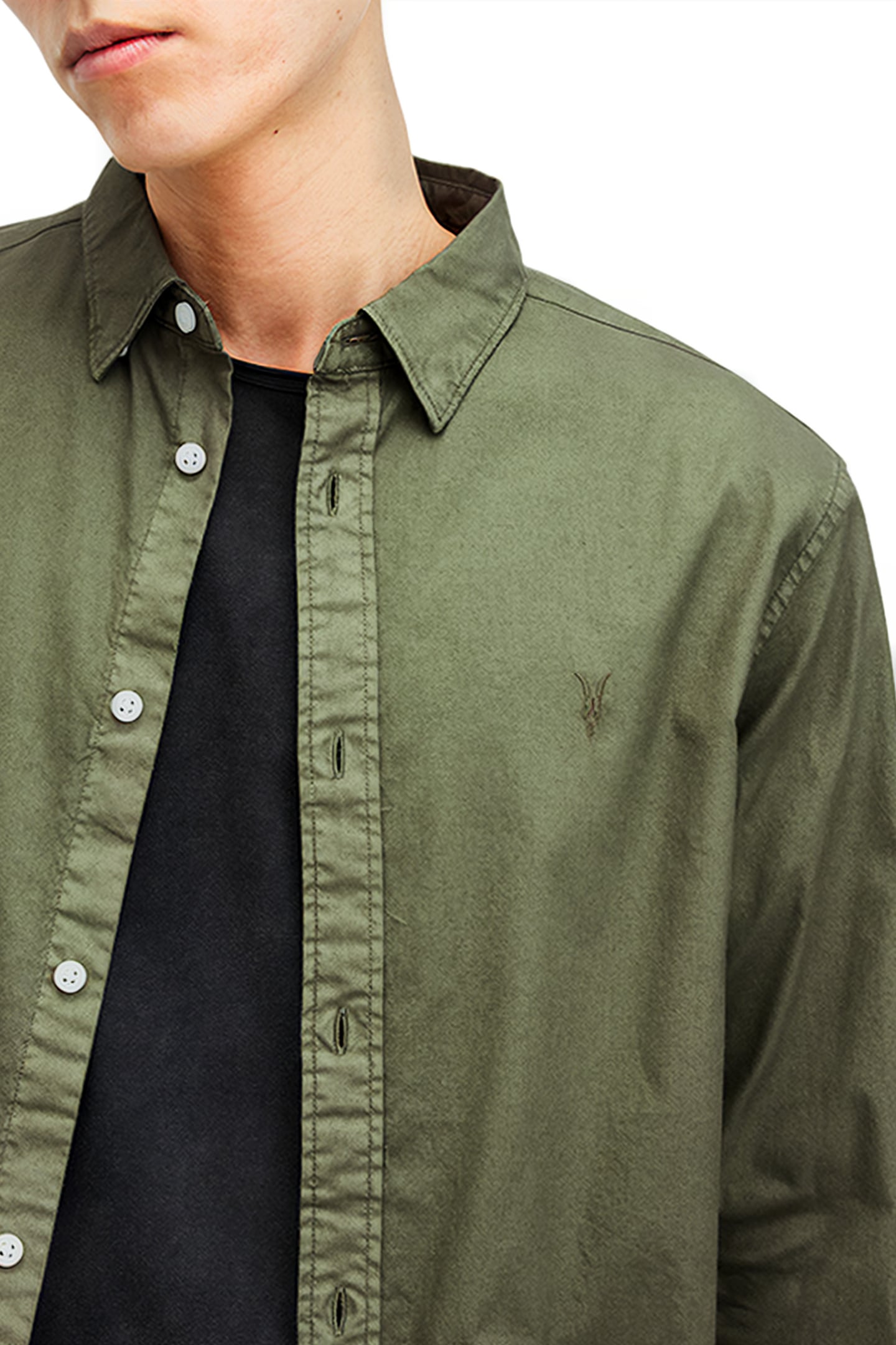 HAWTHORNE LS SHIRT FLEUR GREEN 7