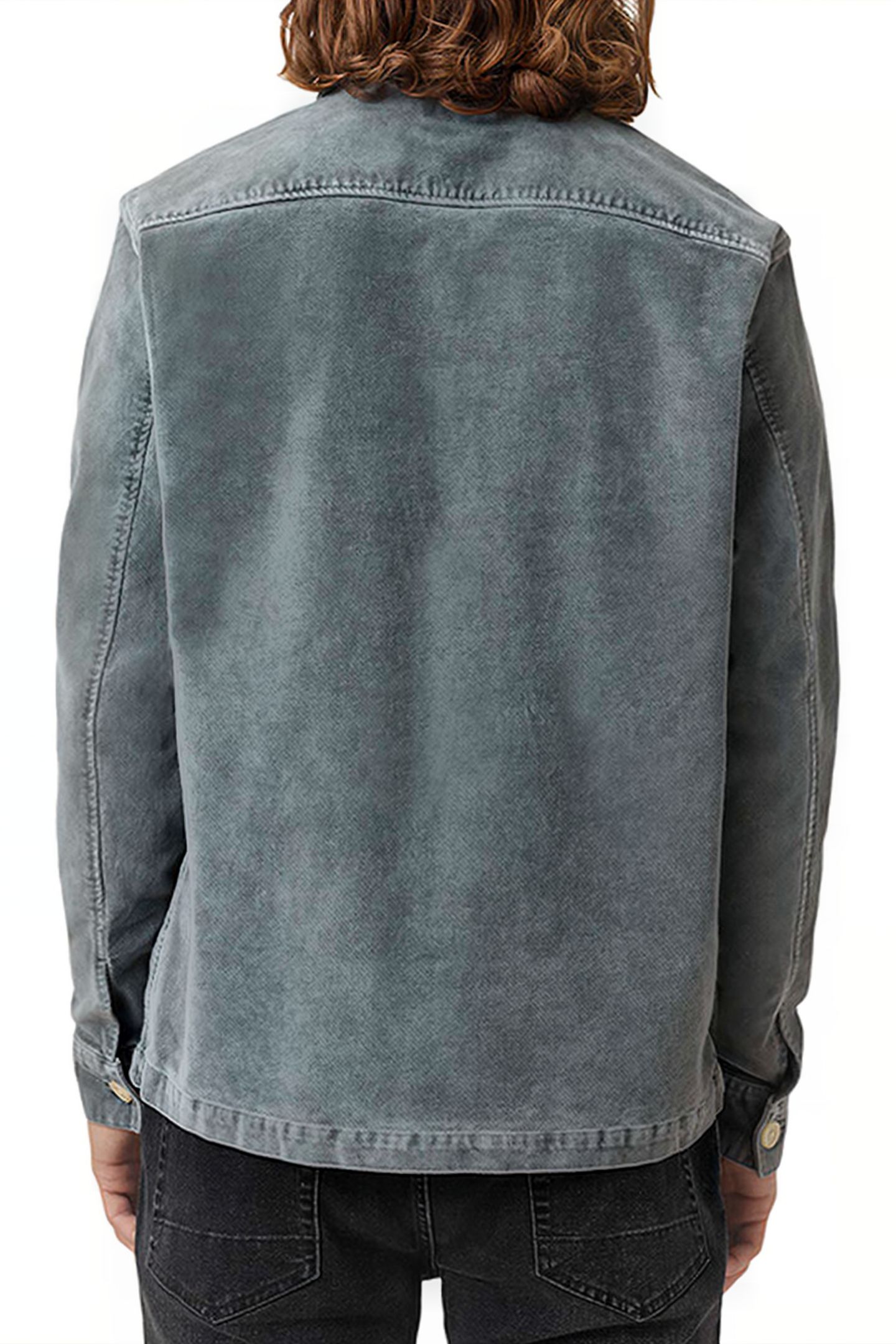HARRIER LS SHIRT DULL BLUE 2